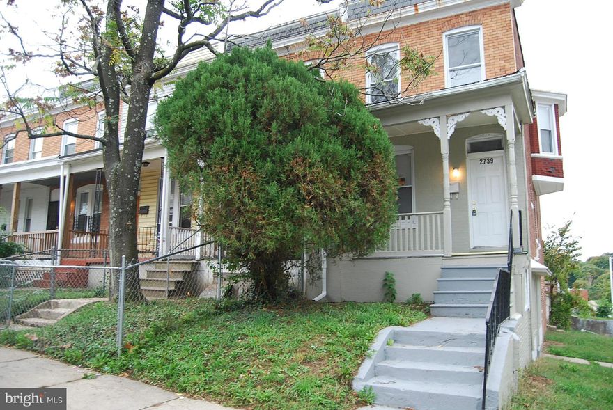 Ideal home for either the 1st time home buyer or investor to add to your rental portfolio. This 3BR/1FB row home is freshly painted offers new hwd flrs, ceramic tile flrs,HVAC system,hot water heater,gas stove & fridge, kitchen cabinets & more! Includes a 1 YR home warranty. A $500 SELLER CONTRIBUTION! SELLER IS MOTIVATED! SOLD "AS IS"! Includes a 1 year home warranty!