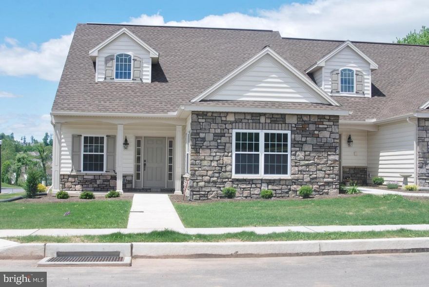 Luxury Townhome w/ HW, 17' ceilings, gas FP, granite & ss appliances in kitchen, Island w/ breakfast bar, gas range, 1st floor master suite w/ granite vanity and 2 sinks, tile walk-in shower, walk-in closet, 2 additional bedrooms on 2nd floor, 2-car garage, full unfinished basement, Loft area w/ closet space. This home is a steal with all of these upgrades! http://www.LancasterOpenHouses.com/