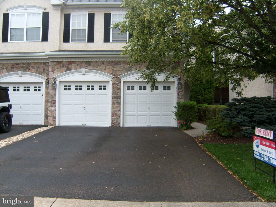 Welcome to this spectacular bright and sunny townhome This 3-bedroom 3/1 bath in Wiltshire Walk features a finished basement and a 2-car garage.  Spacious 2 story Family Room with a Venetian Themed wall decor with a Marble gas fireplace creates an impressive entertaining area and opens to an oversized eat in kitchen with 42-inch cabinets, granite countertops, tile backsplash and floor Sliding glass door opens to TREX deck and private back yard.  Living Room and Dining Room offer 9 ft. ceilings, chair rail, wainscotting and hard wood flooring throughout the house. Second floor features a Main bedroom with tray ceilings, 2 walk in closets, soaking tub and separate shower stall Two more bedrooms a hall bath and laundry room complete the second floor.  Finished basement (approx. 1,000 sq .ft.) offers a great entertainment area with a bar, a full bath and a sauna. Ceiling fans and recessed lighting throughout   Remodeled bathrooms and new appliances