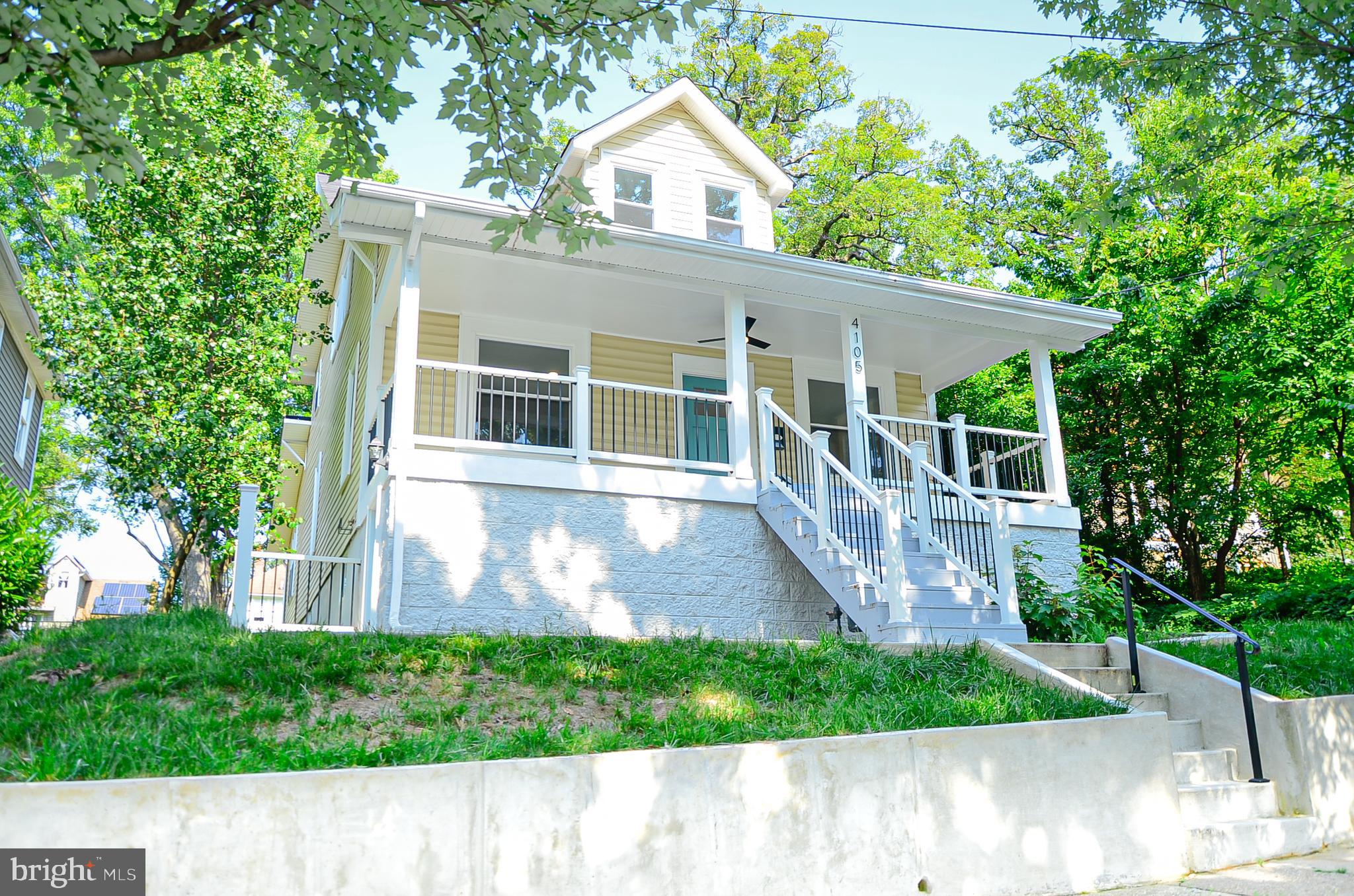 $40,000 Price Reduction on this beautiful property!!! Wow!! Motivated Seller.. Beautiful tiling newly added to the front porch per agents' feedback. Welcome Welcome!! The summer market is hot! Hurry in to see this gem of a home! This fully renovated 3-Level, 5-Bedroom, 4.5-Bath beauty is nestled in the highly sought-after city of Mount Rainier near the Prince George’s Gateway Arts District! This home has been lovingly upgraded to a brand new luster and feel; a HOME that truly has it all! This gorgeous move-in-ready property features luxury vinyl tile (LVT) flooring, new windows throughout, newly refinished wooden cabinetry and essential utilities, a new roof, new HVAC systems, and tankless water heater for efficiency and peace-of-mind. New New New!! :) The basement has been completely made-over as well, including the installation of a new concrete slab, two brand-new sump pumps, and waterproofing with an industrial-grade vapor barrier to keep your basement dry throughout the seasons. The home’s upgrades also include a new electrical "heavy-up" as well as all-new plumbing throughout. The heart of this home is the renovated kitchen featuring stainless steel appliances, granite countertops, a custom tile backsplash, and modern fixtures, perfect for entertaining and hosting unforgettable gatherings, or simply relaxing with loved ones with its open-concept design and timeless styling. The possibilities are endless! From there you can retreat to your spacious primary suite, complete with a luxurious en-suite bathroom, double vanity, and free-standing soaking tub, providing the perfect oasis upon returning home after a long day. The fully finished basement adds even more livable square footage—ideal for a second family room or home theater for movie nights and game days, with even more additional space that could be used as a playroom, pet-room, or even a home gym with it’s own separate entrance. Enjoy the outdoors with your very own spacious fan-cooled front porch in the front and large backyard and patio in the rear—plenty of room to play, garden, and entertain under the stars. Located just a quick ride from Downtown Mount Rainier which boasts various bars and dining experiences, as well as scenic running and biking trails, this property is the best of both worlds providing the perfect blend of community and convenience. Nearby you’ll also find the Brentwood Arts Exchange, a cultural gem offering art exhibitions, classes, and events that foster a vibrant arts-driven community. Residents also enjoy Bartlett Park, the perfect picnic location, with a community playground, town hall, and adjacent tennis courts on Volta Avenue. The neighborhood is bustling with creativity! Trust me this beautiful house won’t last long! SCHEDULE YOUR SHOWING TODAY! SELLER CLOSING HELP AVAILABLE!!! Additionally, if you work with my preferred lender we also have in-house grant money of $13,000 with no income restrictions to go towards your closing costs, or 1-year LENDER PAID interest-rate buy down options available! Don't let this deal pass you by! ;)