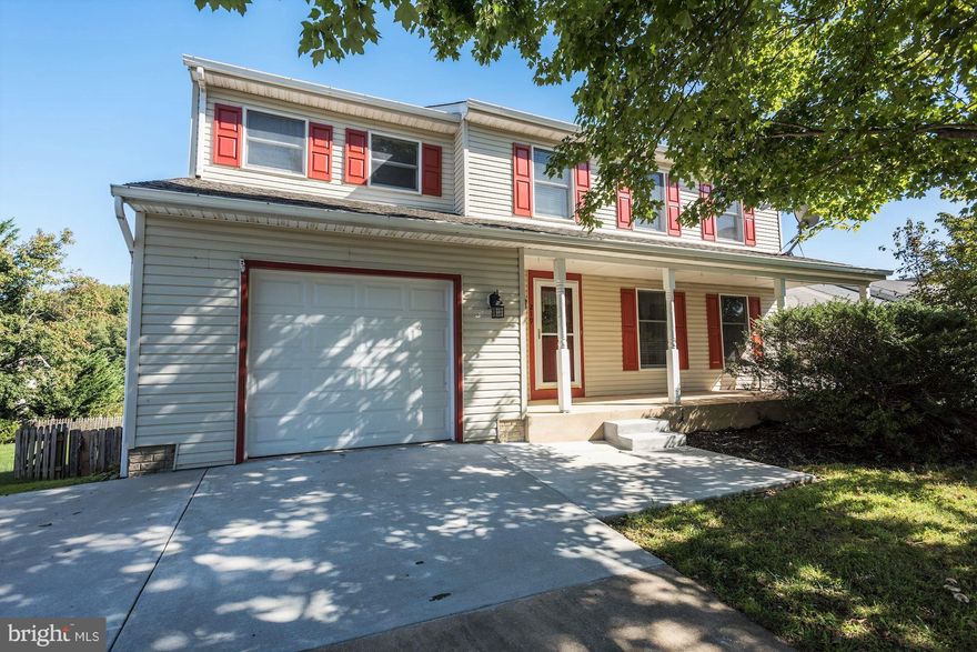 COVERED FRONT PORCH WELCOMES YOU HOME TO THIS 4 BEDRM COLONIAL. MOVE-IN READY. NEUTRAL DECOR THROUGHOUT. REFINISHED HARDWOOD. EAT-IN KITCHEN OPEN TO FAMILY RM W/VAULTED CEILING & FIREPLACE. SEPARATE DINING RM. GOOD SIZED BEDROOMS. FINISHED LOWER LVL W/WALK OUT. DECK/PATIO/FENCED REAR YARD. HVAC 2017/ROOF 2012/WASHER/DRYER 2017/DRIVEWAY 2016/CARPET 2017/GARAGE DOOR & OPENER 2016.