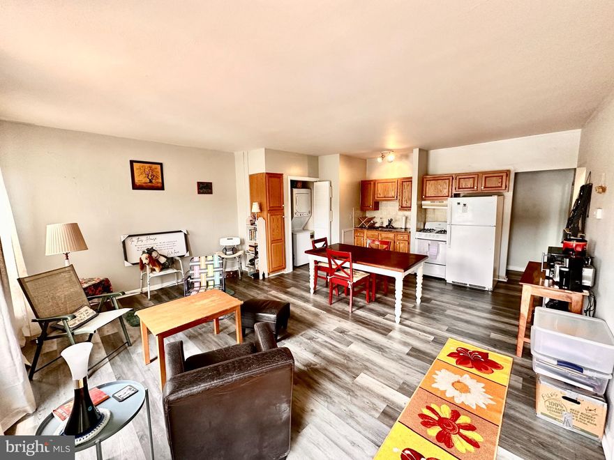 Available July 1, this large 2 bedroom, second floor apartment has a great open floor plan, central air conditioning and in-unit laundry. New luxury vinyl flooring has been installed throughout. Ceiling fans in bedrooms. Great natural light and panoramic view of Main St Manayunk. Street parking is plentiful. A short walk to the Wissahickon Regional Rail train station which is 15-20 minutes to center city. First, last and one month's security due at lease signing. Tenants responsible for gas, electric and water/sewer fee $30/mo per person, owner pays trash/recycling. Contact listing agent for applications. See the virtual tour prior to scheduling. Pets considered with added fees. Strong credit required.