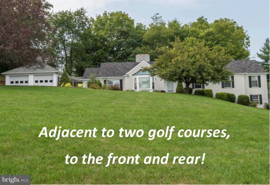 Golf lovers paradise!!!  With the 6th tee of the Shen Valley course behind you, and the 7th hole of Bowling Green in front of you, what's not to love?!  Sprawling split-rock rambler with spacious rooms and great amenities like a cherry kitchen with a walk-in pantry, butlers pantry, large mud room, two masonry fireplaces, central vac, fabulous screened in porch and substantial deck and patio space.