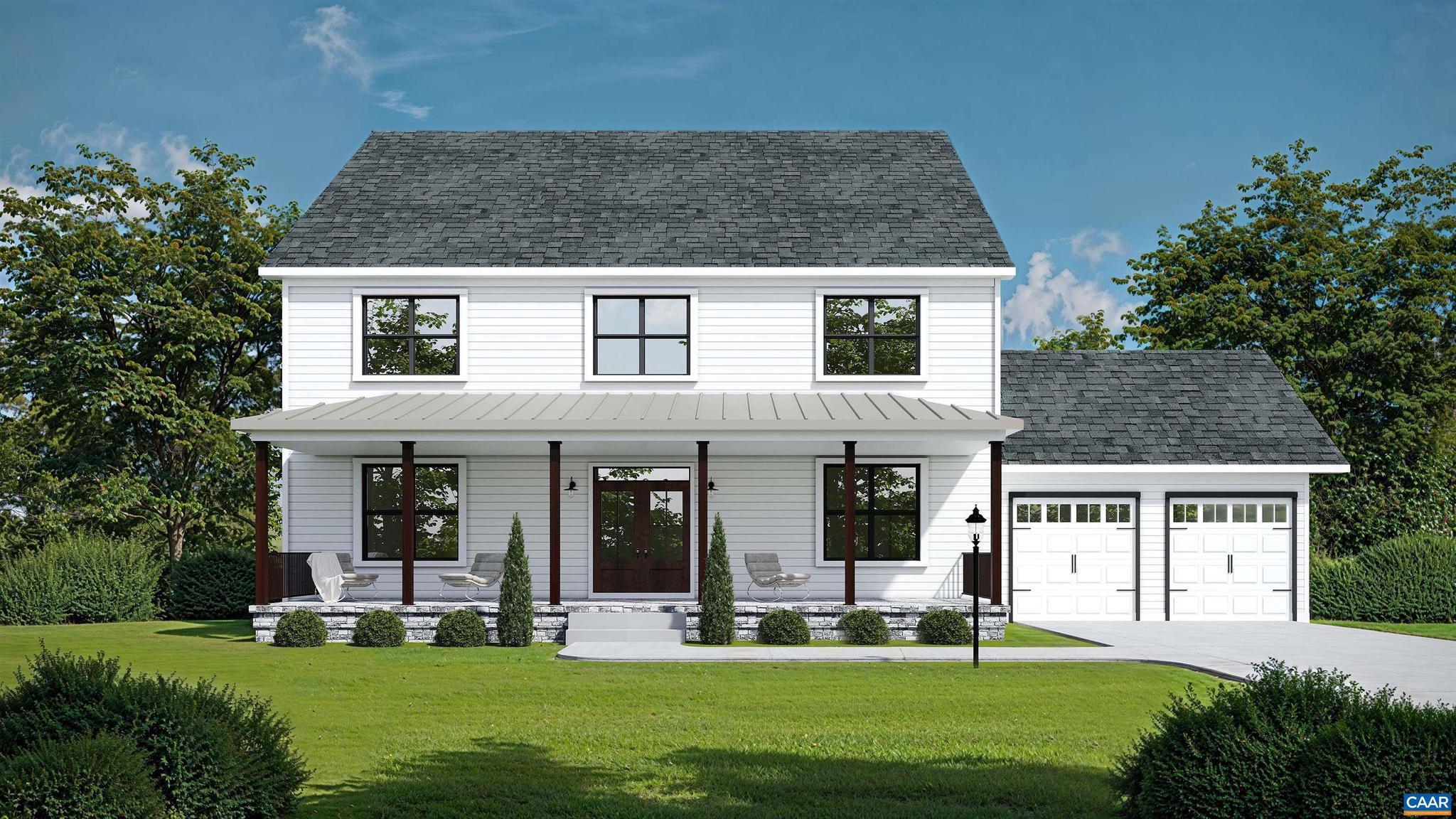 Last chance to build new construction on almost an acre in the heart of Crozet. Be the final new build of 4 new semi-custom homes on Rothwell Ln. Located directly between Old Trail and Jarmans Gap Rd you will be walking distance to the library and all that Crozet has to offer. This non-HOA lot features nearly 3/4 of an acre of level yard to enjoy. Homes are built to a custom home standard and modifications to the plans are welcomed and expected. Included features are too many to list but some high points are: 2x6 field framed walls, real hardwood floors, granite or quartz tops everywhere, Pella windows, solid core doors, full overlay cabinet doors, wall cabinets reach the ceiling in the kitchen, custom millwork, upgraded tile and so much more. Photos are from similar homes and finish quality to the plan offered.