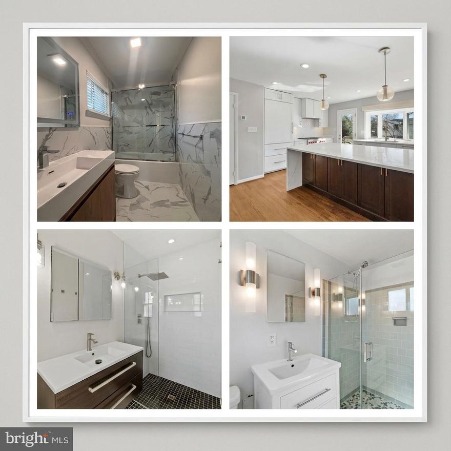 ***Fresh updates just added. The hallway bath has been completely renovated with a brand new bathtub, a sliding glass shower door, and sleek 24x12 ceramic tile installed floor to ceiling, plus new tile flooring. The lower level bedroom now features new luxury vinyl plank flooring for a clean, modern look.*** Welcome to this beautifully updated 4 level split single family home for rent in the highly desirable McLean Rosemont neighborhood, set on a generous level lot and served by top rated schools. Sun filled and inviting, the home blends modern upgrades with classic charm throughout. The centerpiece is the remodeled chef’s kitchen, featuring premium Wolf and Sub Zero appliances, elegant quartz countertops, a designer backsplash, and a large island with seating, perfect for everyday living and entertaining. Glass doors open to a private backyard retreat with a multi tiered deck that offers plenty of space for gatherings and relaxing outdoor evenings. Upstairs, the home offers a peaceful primary suite with a spa inspired bathroom, plus two additional bedrooms and a stylish full bath. The lower level is designed for comfortable living with a welcoming family room centered around a cozy fireplace, generous storage, a laundry room with utility sink, and convenient access to the carport. A separate bedroom and full bath on this level provide an ideal setup for guests, in laws, or a dedicated home office. Additional highlights include two fireplaces, refinished hardwood floors, designer finishes, recessed lighting, and a fully fenced backyard. Parking is easy with a covered carport and an oversized driveway. Enjoy an unbeatable location close to McLean Swim and Tennis Club, Tuckahoe Recreation Club, Lewinsville Park, and the Farmers Market, plus easy access to downtown McLean, Tysons Corner, Metro stations, shopping, dining, and Washington, D.C. Schedule your tour and come see the latest updates in person.