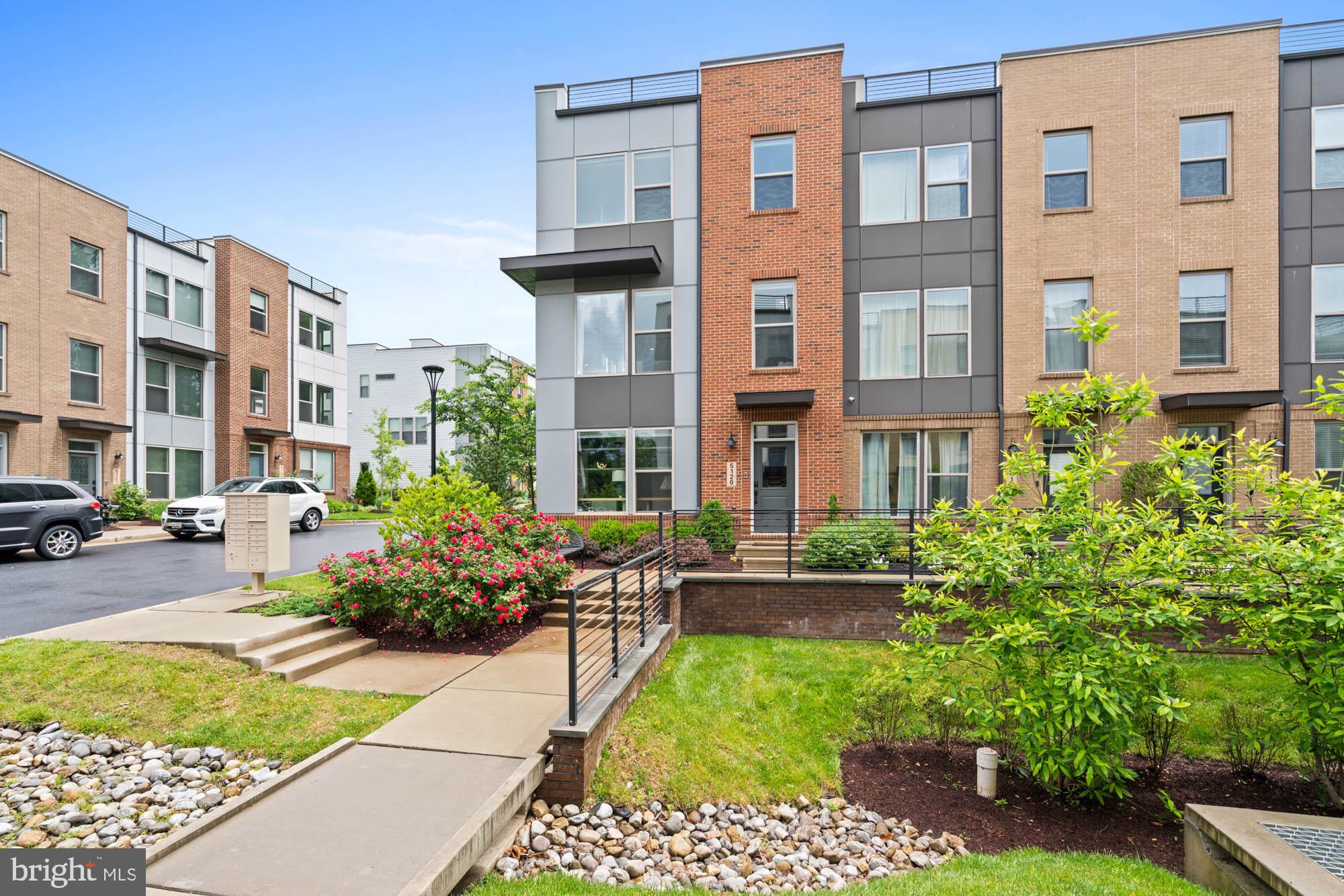 Welcome to this fully furnished (if desired) large and light-flooded 22' end unit townhome rental that's been meticulously renovated from top to bottom with thought and care by the current and first owners. This unit was the actual model home in the TriPointe development completed in 2019.
Light fills this home on three sides which gives it a special open and airy vibe. Enter into the main level with a welcoming and spacious foyer that leads to french doors into the office / first bedroom with two custom desks and a built-in queen-sized Murphy bed and en suite full bath. Head up the stairs to the second level and you're greeted with open-concept perfection! There's a delightful wallpapered powder room for guests and a stunning, modern and white kitchen -- the heart of the home with stainless steel, high-end appliances; granite countertops; on-trend lighting, an ample island with seating; and custom cabinetry. The spacious living and dining areas are adorned with designer furnishings and custom details -- built-ins, a fireplace, and oversized windows -- that create a luxurious and welcoming feel. The third level has a private primary retreat with an en suite bath with double sinks and walk-in closets, down the hallway to the third bedroom with a full bed, large hall bath, and the fourth bedroom with a charming bunk bed. The upper level is an open and airy treetop deck for entertaining and dining with lovely and leafy long-range views.
Located in a welcoming and friendly community that is just paces to a park / barbecue area and nearby to expansive playgrounds, recreation spots, green spaces and scenic trails in Cabin John and just over a mile to the White Flint and Twinbrook Metro stops, major commuter and bus routes. There are numerous shopping, dining, conveniences, sidewalk cafes, groceries and more on 355 and the popular Pike & Rose, the premier destination in North Bethesda. Minimum of a 3-month lease.
Welcome home!