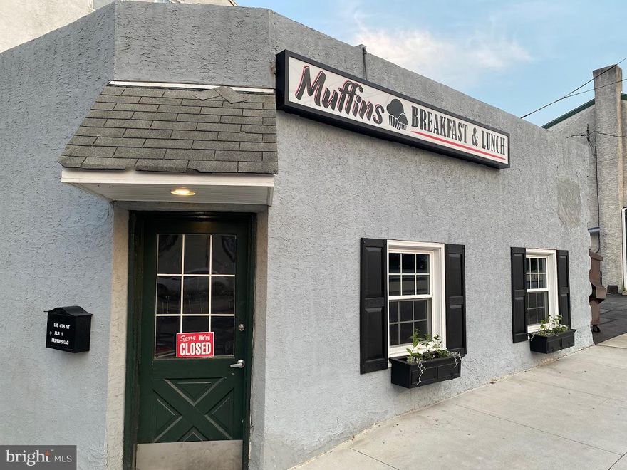 Prime Commercial Property with Residential Apartment in Bridgeport
Seize this incredible opportunity to own a well-established commercial space paired with a charming residential unit! Home to Muffins Restaurant, a known breakfast destination in Bridgeport, this property offers both business and living potential.
Restaurant Features:
Full dining area with counter seating
Dedicated office space
Prep area and full kitchen area
Sale subject to leases on both
Residential Apartment Highlights:
Well-maintained bi-level layout
Private entrance leading to the second-floor main living area
Spacious living room
Updated kitchen with modern finishes
Renovated full bathroom
Third-floor main bedroom plus a second bedroom
In-unit laundry for convenience
Centrally located in the heart of Bridgeport
Easy access to major roads and public transportation
Close to shopping, King of Prussia Mall, and Conshohocken
This versatile property is perfect for an investor  Don’t miss your chance to own a piece of Bridgeport history with endless potential!