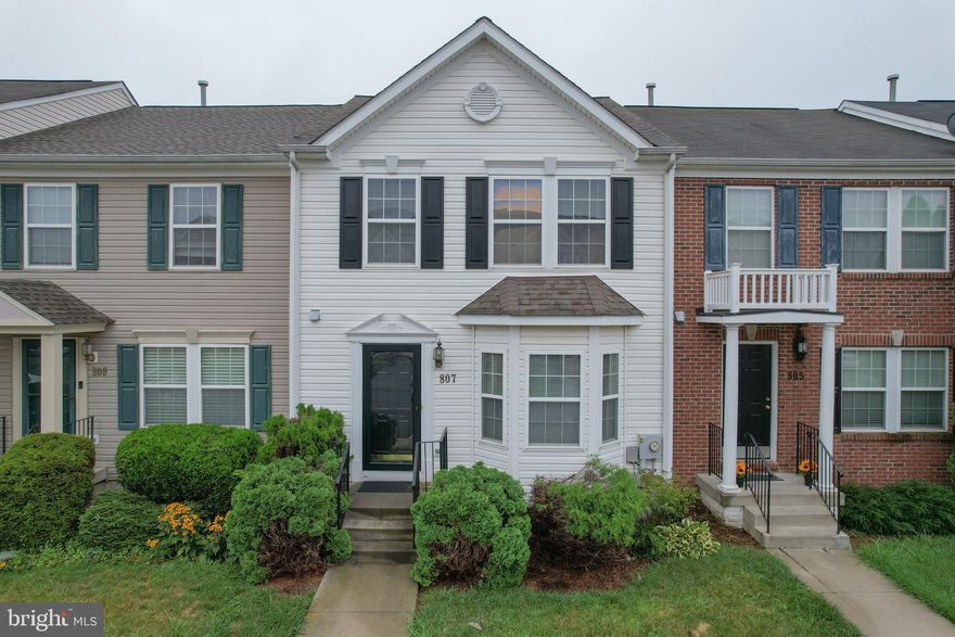 YOU can be a HOMEOWNER in this picture perfect 3BR/2.5BA house near to all Martinsburg commuter routes and train station(s). This townhouse boasts a coveted floor plan with the living room and kitchen on the main walk-in level.   French doors lead to a private, fenced backyard where you can relax and enjoy the shade of mature trees.  The living room has a windowed bump out creating a lovely and spacious living room open to the dining/ kitchen combo.   The dining room is separate from the kitchen creating space to serve guests and keep the mess in a relatively private kitchen space.  The kitchen boasts ample counter space,  a large pantry and updated, like new stainless steel appliances.   The HVAC system is the well-known, powerful Trane brand installed in the last 5-7 years. The upgraded shingle roof has also been replaced since the townhouse was built.    Three bedrooms are situated upstairs with ample closet space and room in each.  The primary ensuite includes a spacious bedroom with walk-in closet and bathroom which includes a dual vanity, walk in glass surround shower and soaking tub.