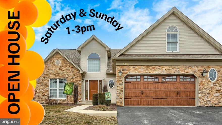 Welcome home to this beautifully meticulously maintained 3-bedroom, 2½-bath home with a versatile bonus room, perfectly located in in the highly sought after Graystone Farms neighborhood, located just minutes from downtown historic Hummelstown in Lower Dauphin School District!! From the moment you step inside, you’ll notice the warm hardwood floors that flow throughout the main living areas, creating a timeless and inviting atmosphere. The heart of the home features a bright, updated kitchen with granite countertops, a newer sink, dishwasher, gas stove, microwave, and refrigerator — perfect for everyday living and entertaining. The large open living room with vaulted ceiling has additional skylights w/blinds to allow for even more light as well as a gas fireplace to enjoy during the winter months! The spacious master suite on the main floor boasts a total bathroom remodel completed in July 2021, offering modern luxury and relaxation with a walk-in shower! You will also find the laundry room on the main floor which has a closet for additional storage.
This home was incredibly thought out during the building process and some of those extras include the additional steps that lead to the basement from the garage which allow for transporting of exterior items with ease. There is a small sliding door in the second bedroom closet which provides accessibility to decorate the shelf as you enter the foyer. There is additional storage in the second bedroom as well as the large walk-in closet in the hallway on the second floor. A huge plus is the heated garage!! Additionally, each of the three bedrooms, the two full bathrooms, the half bath, the bonus room, the main living area, and even the garage are equipped with individual zone thermostats — a thoughtful upgrade from the time the home was built that provides exceptional comfort and energy efficiency year-round. Along with a generous concrete patio at the rear of the property and fenced in yard, it's ideal for outdoor gatherings, grilling, or simply enjoying peaceful evenings. New Roof was installed in 2025!! 
Whether you’re looking for a family-friendly home with low-maintenance living thanks to major updates, or a space that feels truly customized, this property checks every box! Conveniently located just minutes from Hershey, Harrisburg, and local amenities — this home offers the perfect blend of comfort, convenience, and pride of ownership. *Please refer to the documents for the entire list of updates and renovations.*  
Don’t miss the opportunity to make this updated gem your own!!