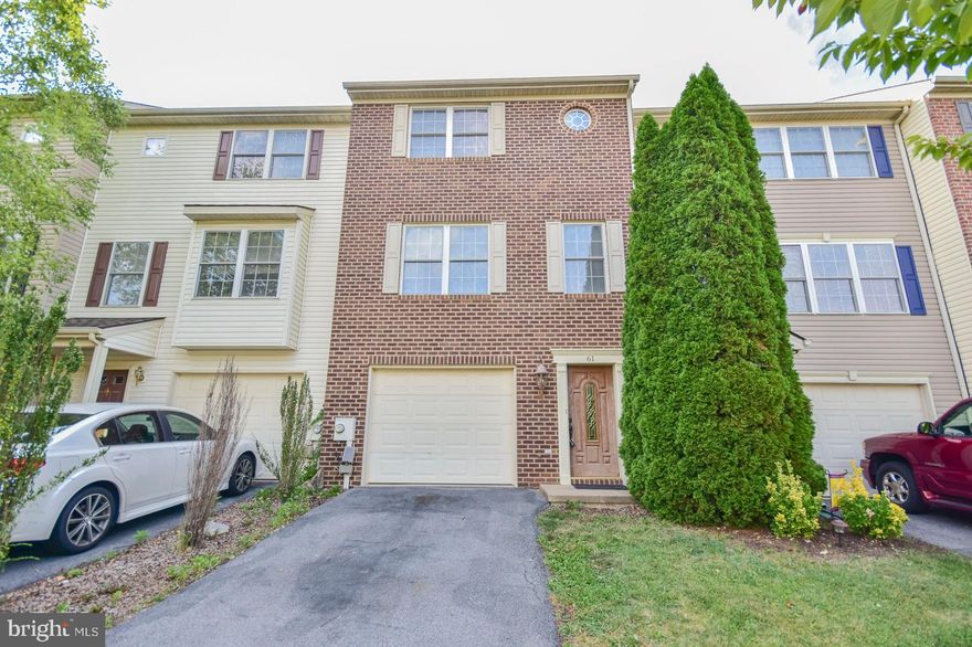 3 level townhouse featuring 3 bedrooms, 2.5 baths and a 1 car garage in the desired Spring Mills area. The
kitchen has enough room for an eat-in table and the open concept dining room/living room combo makes for
a spacious feel. The sliding doors open to a wooden deck overlooking the backyard. The owners bedroom
features a walk-in closet and full bath. On the walk in level is an additional multi-purpose room that could be
used for a family room, play room or office space. Parking includes a 1 car garage and a paved driveway to
fit 2 additional cars. Located close to the Spring Mills School Complex, retail stores and restaurants with
easy access to I-81. No Pets. Renters Insurance required. Renter responsible for all utilities and trash pickup.