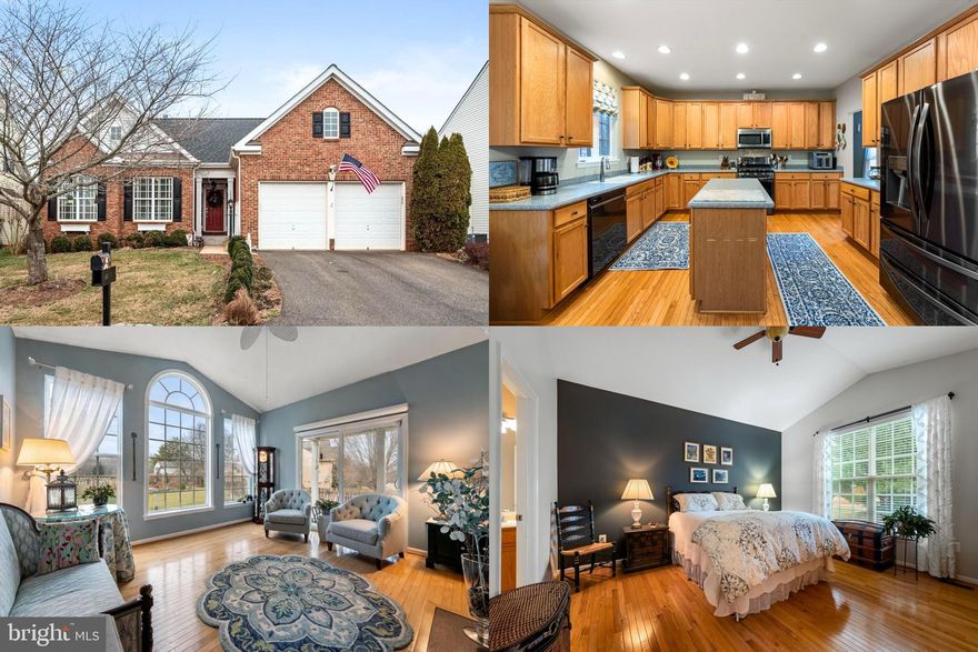 Your new home offers Main Level Living at it’s best in sought after Somerset community.  Your new home offers over 3700 finished square feet along with a picturesque views and private backyard!  The heart of the home is the open Family room and kitchen where life happens.  The eat-in kitchen is spacious and offers plenty of cabinet space for storage and counter space for food prep along with a center island and opens to an expansive Family room and is great for entertaining guests or family gatherings.  The large light filled sunroom provides gorgeous views of farmland and a 2-sided gas fireplace with the Family room.  The primary bedroom has  a cathedral ceiling, a large walk-in closet and attached ensuite bath with soaking tub and double sink vanity.  There are 2 additional bedrooms and a full bath located on the other side of the home for privacy.  The large lower level offers a spacious recreation room/Living Room, a 4th bedroom with large closet space, a full bath, a craft area, a walk-up exit and a storage area that is great to act as a work shop as well.  Enjoy barbecuing or sipping iced tea in the fully fenced backyard patio surrounded by beautiful gardens that provide vivid colors in the Spring.  Somerset’s amenities complete the lifestyle: clubhouse, pool, hot tub, tennis courts, tot lots, walking trails, and optional golf memberships.  Don’t miss out on this beautiful home that is minutes from Route 3, shopping, dining and so much more!!  Come and enjoy the lifestyle that is Somerset Community!