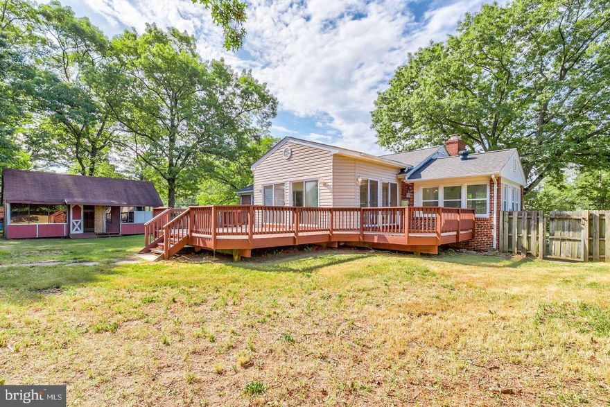 PRICE REDUCE! New roof cost over 20k just installed! lots of updated!

OVER HALF OF ACRE LAND (0.6 ACRE) Fully renovated, 2 level brick home has 4 bedrooms, 3 full baths. All 
new STAINLESS STEEL APPLIANCES,  GRANITE COUNTER TOP.  Two sets of Washer & dryer on main level & basement. Huge deck connects office through dining area . Large living room featuring cozy wood burning fireplace. Fully finished basement. RECENTLY UPGRADE WATER HEATER, HVAC, NEW CARPET AND FRESH PAINT THROUGHLY. NEW ROOF. 5 minutes to bus and metro, nearby shopping center.