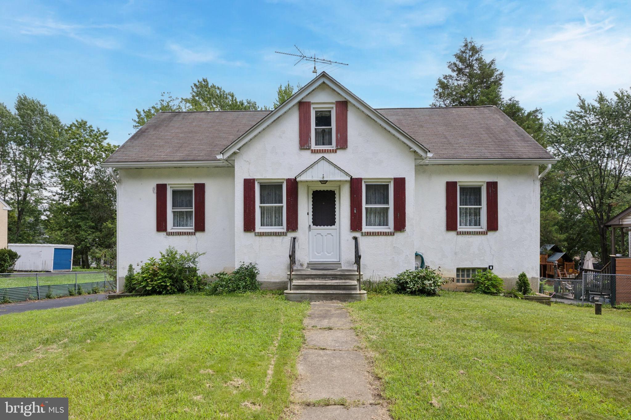 Welcome to 1151 Fitzwatertown Road, a charming and well-maintained Cape style home located in the Roslyn section of Upper Dublin Township. Built with durable cinderblock construction, this home offers lasting quality and comfort. The main level features a spacious living room, dining room, and a bright kitchen that leads to a spacious deck—perfect for outdoor dining and entertaining. Two bedrooms and a full bath complete the first floor, along with generous closet space throughout. Upstairs, you’ll find a large third bedroom that could easily be converted into two separate bedrooms if needed. This floor also has a half bath. The walk-out basement provides additional living space with multiple finished rooms—ideal for a home office, playroom or guest suite. Outside, enjoy a huge fenced-in backyard, an attached garage, and a bonus detached garage for storage, hobbies, or a workshop, and added peace of mind with a whole house generator!
Conveniently located near parks, schools, shopping, and major roadways—this home is full of potential!