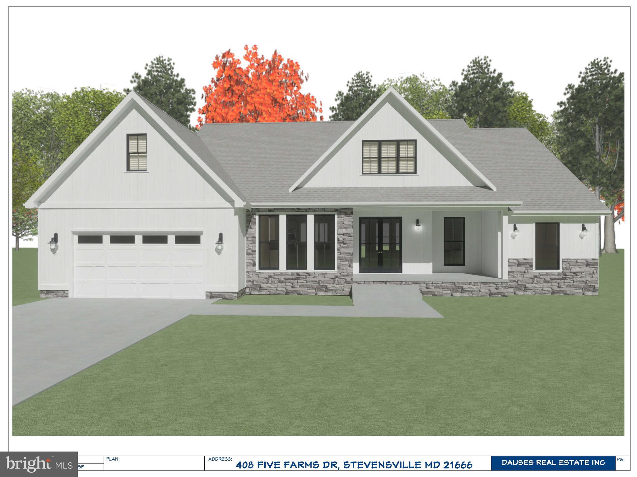 Brand new home in coveted Queen Anne Colony. This custom rancher is sure to exceed all your expectations! From the cathedral ceilings to the quartz countertops, front and rear porches and so much more; you are sure to love the features this home has to offer!!!. The office could easily function as a 4th bedroom or one of the bedrooms could easily function as another office! Gourmet kitchen! LVP Flooring Throughout! Enjoy the community waterfront parks as well as the marina that is located just blocks away! This home will truly be a masterpiece of craftsmanship that is sure to give you years of trouble-free homeownership!
Photos show options and upgrades