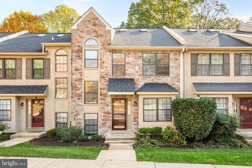 Welcome to 1492 Conifer Drive in The Woodlands, a popular townhome community in West Whiteland with close proximity to Routes 100, 202 and 30, with convenient access to Exton and Whitford  Septa train stations. This is a blank canvas awaiting your its next chapter.  One of the highlights of this home is the location, with unobstructed views and access to the woods directly from your deck and finished, walkout basement.  Newer flooring and countertops in a bright and sunny eat-in kitchen lead to the living room with a wood-burning fireplace just in time for colder months! In addition to the three bedrooms and two full baths on the second floor, the third floor offers a spacious loft with skylights that can be used as an additional bedroom, office, playroom or studio.  The spacious walkout basement offers approximately 793 square feet of living space (34'.8"x22'.8"), perfect for a rec room, bar office or workout room, together with a 10'x15' closed storage area.   In need of some TLC, this unit has been recently cleaned and ready for you to move right in. The neutral palette allows you the flexibility to do updates on your own timeline.  Washer/Dryer and refrigerator are included.  New roof in 2015. Served by Henderson High School, Peirce Middle School and Mary C. Howse Elementary.   Make your appointment and discover the upside potential of this property today!