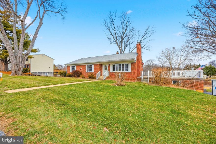 Excellent recently rennovated all brick rancher with 2 level living. Upper level - living room, dining area, kitchen 3 bedrooms and 1 full bath.  Lower level - Family room,  2nd kitchen, office/bedroom, full bath - entrance through garage or separate entrance to back yard.  Large deck off dining room over garage. 
Beautiful hardwood floors on main level and laminate on lower level.   Central air and radiant heat on upper level.  mini split ac and hot water baseboard heat on lover level.  Spacious backyard with good condition shed.  Like new condition - move in ready. Great location with easy access to Libery Rd and Fort Meade.
Note taxes and assessents are from 2024.  2025 only the lot was acessed.  Waiting on the new values.