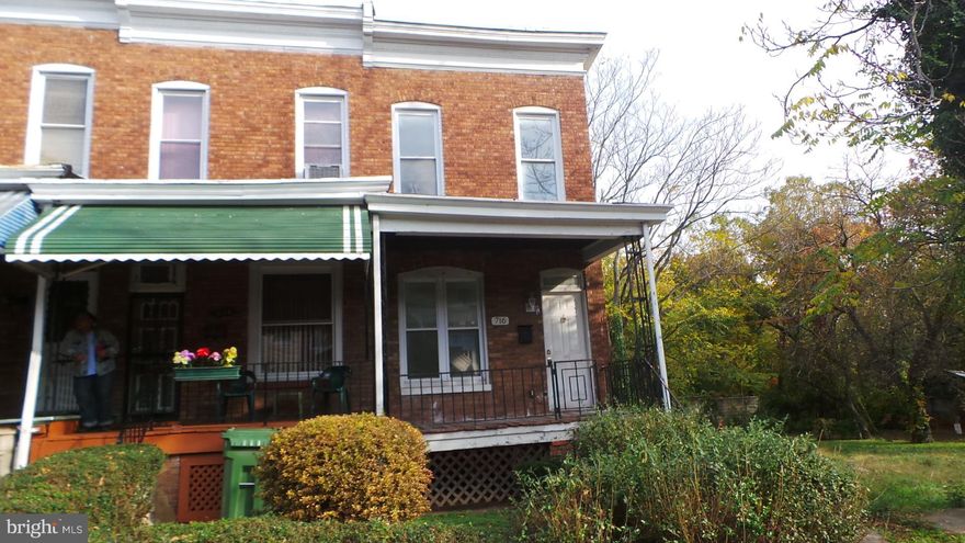 HUD Owned Home, case number 241-782997.  HUD Homes are sold "as is,"  FHA insurable with repair escrow, subject to appraisal.  Exciting chance to own this solid brick porchfront home!  Enjoy full basement, generous room sizes and rear yard.  Easy access to Downtown Baltimore, and walking distance to shopping, schools and entertainment. Steps from Charles Village and Remington!