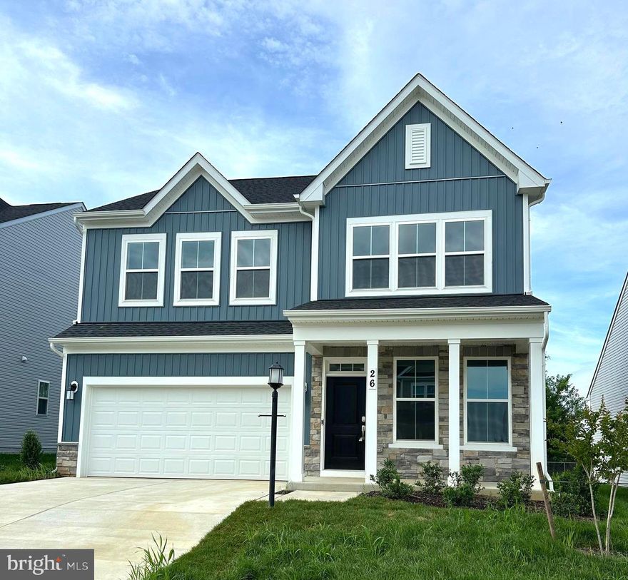 Welcome to the Hamilton at Red Clover Meadows!
This spacious two-story home offers the perfect blend of comfort and style. Just off the foyer, you'll find a dedicated home office—ideal for remote work or study. The open-concept main level features a beautifully upgraded kitchen with ornamental granite countertops and Barnett Duraform  cabinets, seamlessly flowing into the dining and family rooms. Wide plank flooring extends throughout the main level, adding warmth and elegance.

Upstairs, you'll find four generously sized bedrooms, including the luxurious owner’s suite with dual walk-in closets and a private en-suite bath. A two-car garage provides ample storage, and the large backyard offers plenty of room to relax or entertain.

Located in the heart of Ranson, WV, this home is a must-see! Don’t miss your chance to own in Red Clover Meadows—schedule your private tour today! Call for application.