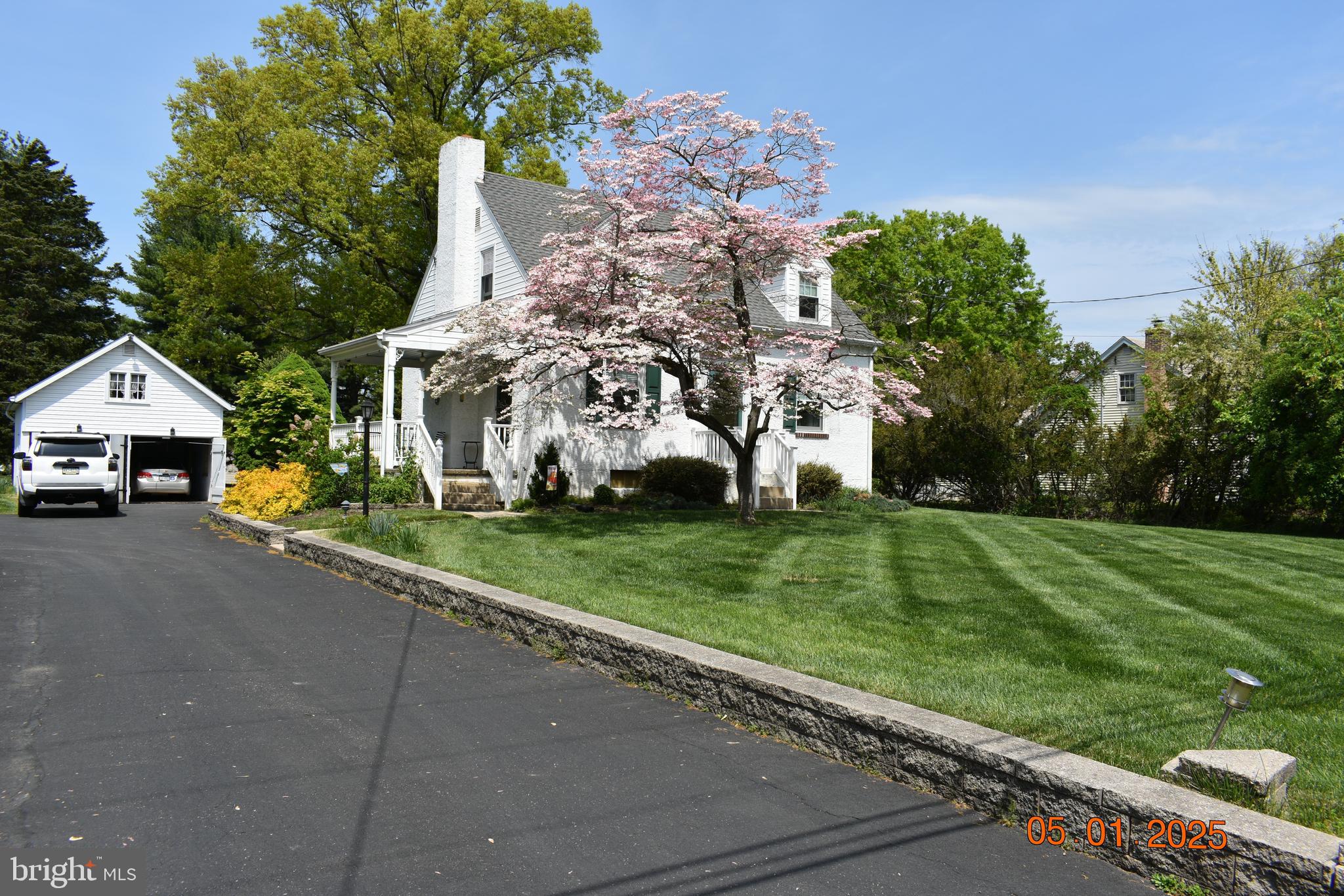 Welcome to this stunning Cape Cod home in Hatfield Towhship, set on a beautiful 1.28 acre lot. This lovely home features an oversized 2 car garage that includes a shop area. The living room offers a fireplace that boasts a stained wood mantel, a remodeled kitchen with a built in hutch, and a formal dining room for family dinners. The home also includes a full basement with a battery backup sump pump. Recent updates include an approx 3 year old rear deck, a 3-4 year old central air system, new front door, Pella windows, 6 panel doors and a 6 yer old roof!