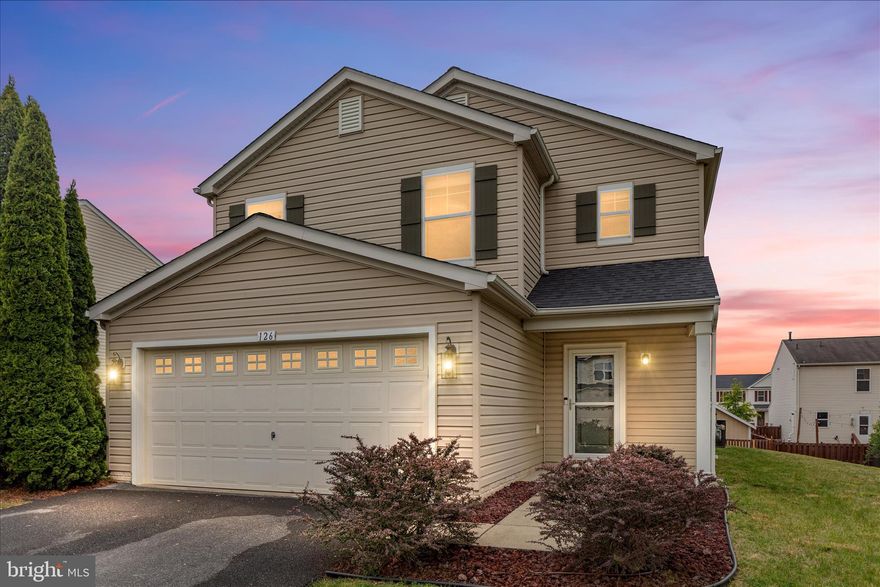 Welcome home to this beautifully refreshed 3 bedroom, 2.5 bathroom home in the Meadows Edge community of Stephens City! This home is move-in ready featuring a new roof, new flooring, and fresh paint throughout the open and inviting layout perfect for everyday living and entertaining. The spacious kitchen offers granite countertops and ample cabinet space. Upstairs, you'll find a versatile flex space perfect for a home office, playroom, or additional lounge space, a spacious primary bedroom including a luxurious en-suite bath with soaking tub and separate shower as well as a large walk-in closet, two additional well sized bedrooms, full bath and laundry. The 2 car garage offer extra space for storage. This wonderful neighborhood features a beautiful community pool, basketball and tennis courts, playground, and walking trails all conveniently located near dining, shopping and commuter routes. Schedule a showing today and don't miss out on all this home has to offer!