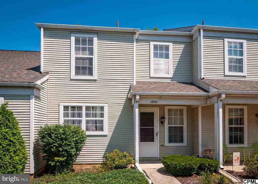 Ready to move into!  This warm home was has newer laminate flooring and carpet.  A great chance to enjoy living in Derry Township.  Spacious kitchen with refrigerator and built in breakfast bar or desk area.   Living Room with wood fireplace and access to patio.  Enjoy private rear yard with mature trees.  Home has central air and 1 car garage.  A joy to show!