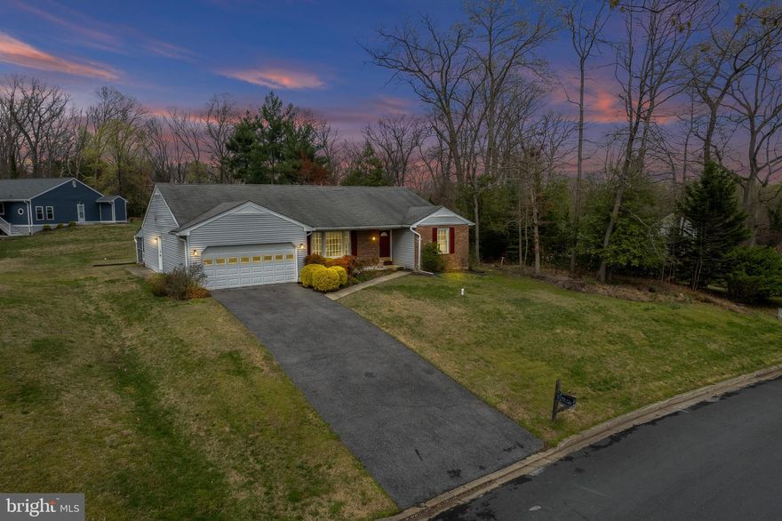 An amazing opportunity to make  a spacious rancher with great curb appeal  your own!  Minutes to 97 means a great commuter situation and Severna Park schools are an added bonus.   This is a lovingly cared for one-owner home on a non through road .     A spacious foyer leads to bedrooms on right - primary bedroom has an en-suite waiting for your personal  touch.   To the left is a beautiful light filled formal living room with large bay window.   This leads  to formal dining room and then kitchen /family room which is a great space to work with.   The screened patio just needs a grill and summer can start!     The huge lower level has so much potential.   There is a partially finished area with bricked surround wood burning fireplace.    Don’t wait to see this one!