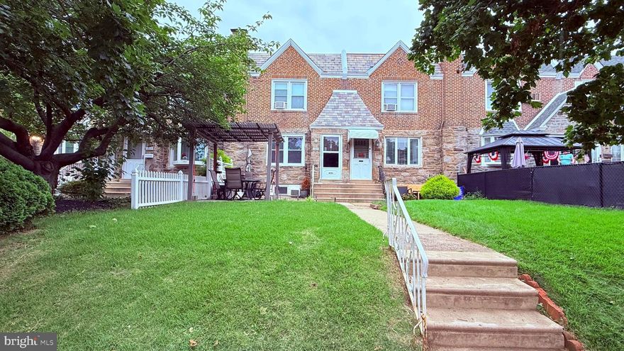 Beautiful home in a very desirable area. This 4 bedroom 2 bath house will not disappoint you. It has everything you need, from the comfort you are looking for in a home to the convenience of having a laundry area in the basement and even having 2 private parking spots in the back. Walking up you will find a very peaceful sitting area covered by a gazebo where you can sit and read a book as you enjoy the beautiful neighborhood or entertain your family/friends. Upstairs you will find three average sized bedrooms for the area along with the hall bathroom and an extra bedroom downstairs with the second full bathroom right next to the laundry area. The house has an attached garage but it has been divided with a removable wall to make an extra storage room inside which is an added feature for you to either use or easily convert it back into a garage and have 3 parking spots if needed, the option is yours to make. Don't look around any further and book your showing today