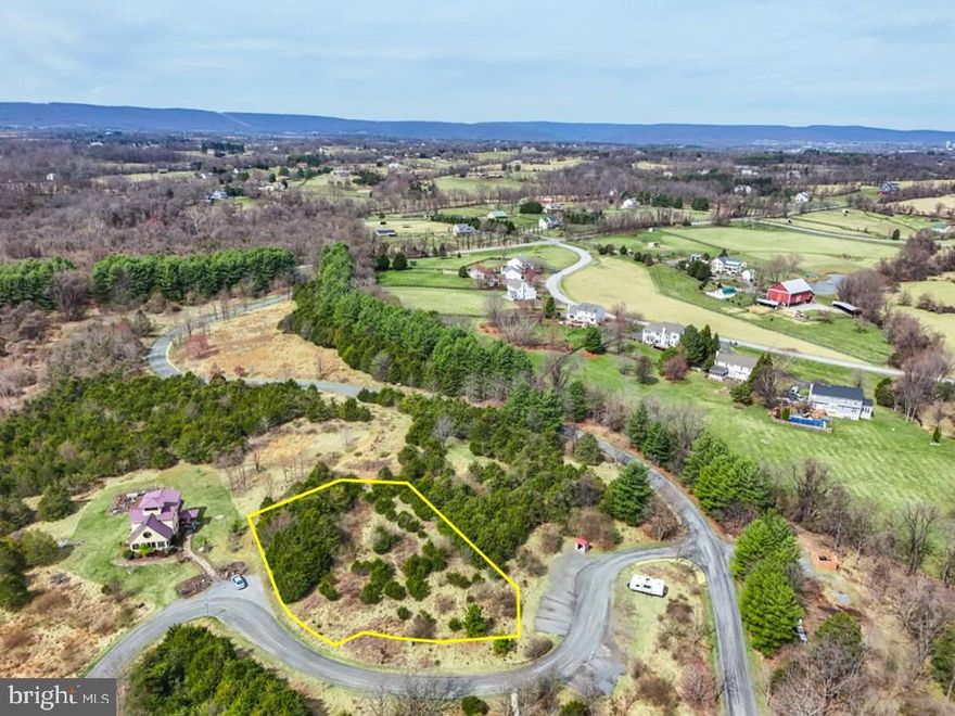 Competitively priced and ultra-affordable building lot in western Loudoun County! This 0.58-acre lot is located in the Ecovillage community east of Lovettsville and north of Waterford. The lot is located near the front of the community in an area with great elevation and gentle topography. The lot has only one direct neighbor and is otherwise surrounded by community open space. The nature-focused community includes  100 acres of conservancy land and walking trails. An offsite well, already permitted and drilled, services this lot. Loudoun County issued a 4 bedroom septic construction permit in 2014. The Ecovillage Design and Construction Guidlines require -- among other things -- that homes conform to one of three external green building standards: LEED for Homes, EarthCraft House, or Passive House Institute US. The guidelines also require alternative septic designs. Primary dwelling units must contain between 1,100 SF and 3,300 SF of conditioned space. Detailed HOA guidelines, well construction permit, and 2014 septic permit are available in the docs section of the MLS.
