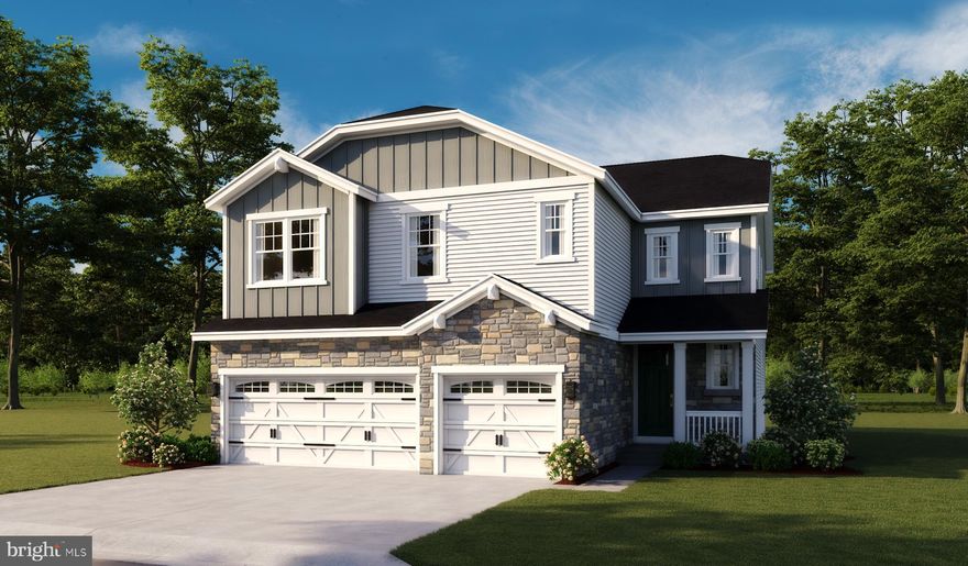 ASK ABOUT SPECIAL FINANCING! This brand new Yokrtown by Richmond American will be move-in ready in [insert timeframe, i.e. this summer]! Discover this inspired Yorktown home. Included features: a welcoming porch; a spacious great room with an electric fireplace; a well-appointed kitchen offering a walk-in pantry and a center island; a quiet study; an airy loft; a stunning primary suite, a generous walk-in closet and a deluxe bath with double sinks; a convenient laundry; a finished basement boasting a large rec room, a bedroom, a bathroom and a storage area; a sunroom and a mudroom. This could be your dream home!. Paradise Heights is a must-see for house hunters in Washington County! This charming community boasts a prime location in Hagerstown, showcasing an impressive array of new homes. It offers close proximity to shopping, dining and prominent employment hubs via I-81 and I-70. Residents will appreciate access to South Mountain State Park, Greenbrier State Park and the C&O Canal. You’ll love our professionally curated fixtures and finishes! This community is currently selling from a nearby community, Elmwood Farm.