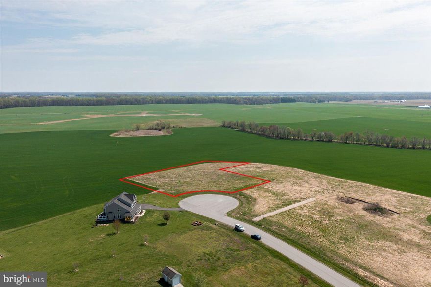 Been dreaming of building your own home on the scenic Eastern Shore?  Opportunity knocks!! This 1.25ac homesite backing to rolling farmland in a private cul-de-sac setting could be yours!  Perc approved, so bring your plans and BUY DIRT!  Located just outside the town of Centreville & convenient to commuting routes is the Meadow's Edge community where you get that community feel + the scenery of the Eastern Shore all in one!