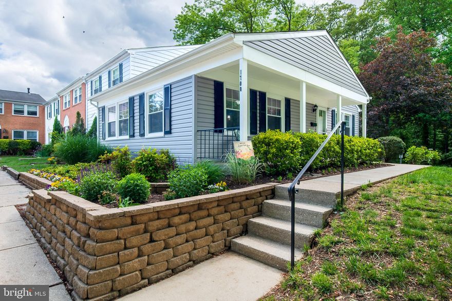 We are so pleased to present this lovely, well-maintained, and recently freshened up townhouse in this highly desirable Crofton community. Rancher style end unit home with tons of natural light and new hardwood floors! What sets this property apart is the large spacious basement suitable for an apartment and complete with a kitchenette, full bath, bedroom, and large family room area with outside access. This home has a new siding in 2019, updated paint, multi-level living spaces. Great porch and fantastic landscaping. Further, this location is so incredibly convenient. Walk to Rita’s 😉, shopping and restaurants. Easy access to 50 and 97 making it a perfect location for DC or Baltimore commuters.