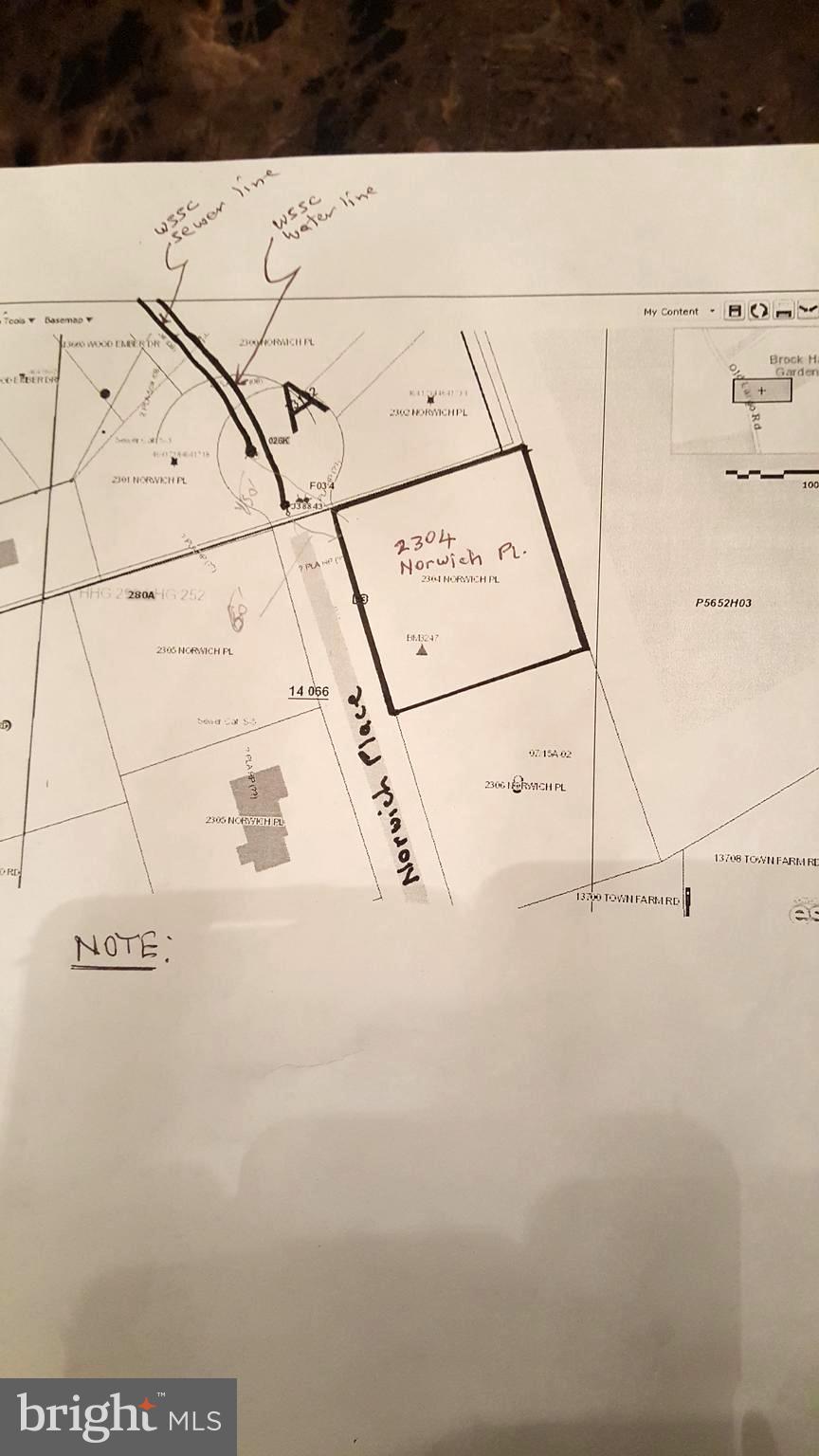 BROCK HALL MANOR - Land