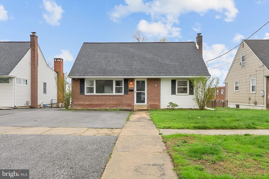 This feels like home!  This classic Cape Cod in the community of Newport Heights has 4 large bedrooms and 1 full bathroom. This floor plan is great for everyday life! The large living room welcomes you, the dining room with hardwood flooring and ceiling fan is well appointed as a defined space yet is open to the living room and leads to the kitchen. The quaint kitchen leads to the great backyard.  You'll love the covered patio, yard space and the ability to grow your own gardens!  Two bedrooms with ceiling fans are conveniently located on the first floor, along with the full, tiled bathroom.  Upstairs you'll find two more good-sized bedrooms.  The basement offers great storage space. The big ticket items have been replaced- the roof is new with a transferrable warranty; brand new chimney liner, cap and crown; the gas water heater is just 5 years old; the natural gas heater and central air are just 6 years old; 150amp circuit breakers; some new windows; plenty of fresh paint; new carpet; one year old refrigerator and newer gas stove; expansive driveway.  Conveniently located close to Routes 141, 7, I95; Christiana Hospital, Wilmington and Newark.  This home is in great condition and move in ready but will be sold in as-is condition with conventional loan preference. Speaking of conventional financing, this house qualifies for a few conventional programs for qualified buyers- 100% financing with no mortgage insurance required, lower interest rate!