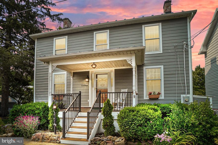 This stunning, fully updated Colonial in Walkersville boasts historic charm paired with contemporary amenities, and is sure to impress. The home has been meticulously renovated both inside and out with new windows and siding. Inside, you're greeted by a gorgeous hardwood foyer that flows seamlessly into the rest of the main level. The main floor features a complementary mixture of living spaces that are perfect for both relaxing and entertaining- from the sunlit living room with a cozy gas fireplace to the elegant dining room with gleaming hardwood floors. The recently updated kitchen features sleek granite countertops and new appliances. Plus, the mudroom leads out to a small deck, perfect for outdoor gatherings in the fabulous backyard which is fully fenced. As you climb the staircase to the second level, you will discover three comfortable and spacious bedrooms. The walk-out basement provides both storage and workshop space, accompanied by a laundry area with a utility sink.  The Backyard offers mature landscaping, a concrete patio that offers plenty of space for entertaining.  This home is close to all the amenities that Frederick and Walkersville have to offer.