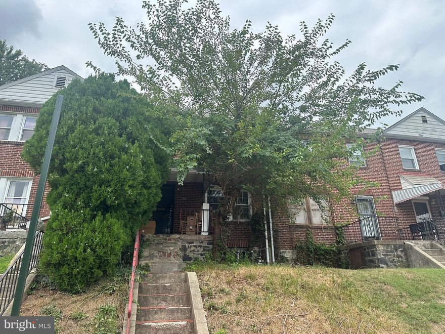 Buyer defaulted - back on market. When opportunity knocks, take advantage. This 3 bedroom, 2 full bath home provides an opportunity for you to bring your vision to life. Property is in close proximity to Saint Agnes Hospital. Downtown Baltimore and University of Maryland Baltimore. Sold as is. Estate Sale. Bring all offers!