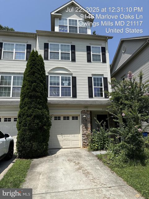 9146 MARLOVE OAKS LANE OWINGS MILLS MD 21117