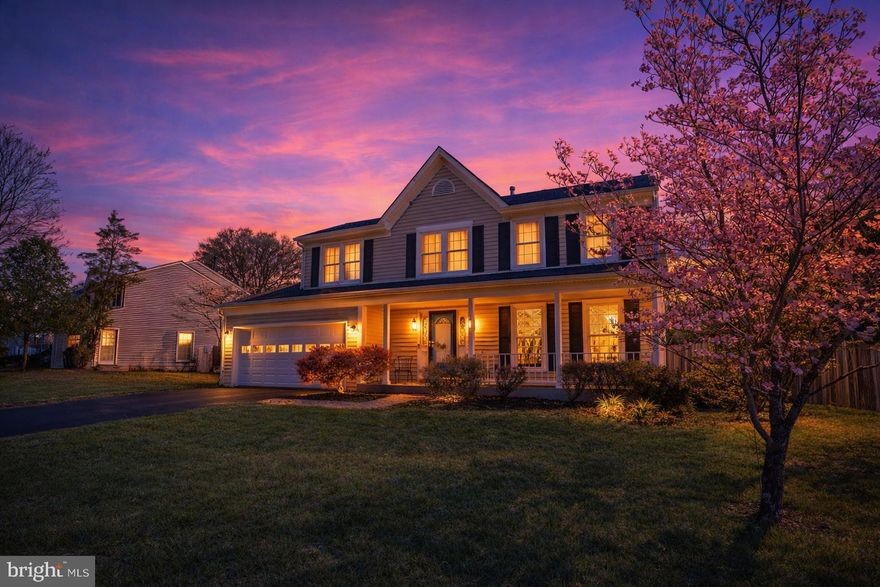 Welcome to this inviting and beautifully maintained colonial nestled on a spacious lot in a desirable, central, Woodbridge location. This charming home offers classic curb appeal with a welcoming front porch, mature landscaping, and a picturesque setting. Inside, you’ll find a bright and functional layout featuring wood floors, abundant natural light, and a seamless flow perfect for both everyday living and entertaining. The well-appointed kitchen featuring stainless steel appliances, quartz counters and luxury ceramic tile opening to comfortable gathering areas in large formal living/dining rooms and large family room with skylights, ceiling fan and fireplace. The upper level will wow you with  large  bedrooms and a private owner’s retreat with cathedral ceilings, walk in closet and large owners bathroom with his and her sinks, tub and stall shower. The fully finished basement adds valuable additional living space with a large rec room area, full bathroom, and den that can be used for additional guest room(NTC no window).  Step outside to enjoy the fully fenced, flat backyard, complete with a large deck ideal for entertaining, grilling, or relaxing in your own private outdoor retreat. Additional highlights include a newer roof and large 2 car, garage! Located close to shopping, dining, commuter routes, and everyday amenities, this home offers the perfect balance of comfort, convenience, and charm. Don’t miss this opportunity to make it yours!