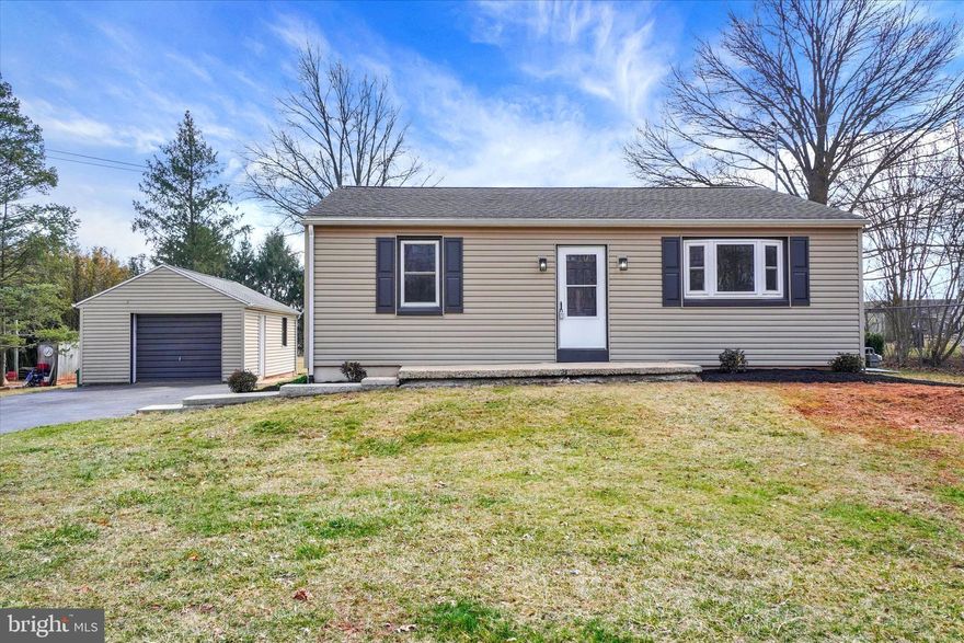 Looking for a starter home? Consider this remodeled 2-bedroom, 1.5 bath rancher on .6 acres with detached garage. Convenient to everything: UPMC Memorial, schools, shopping, dining, Cousler Park, and minutes to Route 30. You will be proud to own this renovated home with a formal living room, complete with a half bath, that is open to the brand-new kitchen with stainless steel appliances, a coffee bar, granite counters, and new cabinets with soft close drawers/doors - including a spice drawer! Off the kitchen is the full bath, which also opens to the primary bedroom. The primary bedroom features a ceiling fan and large closet with motion lighting. The second bedroom features a ceiling fan and walk-in closet. Summer entertainment is a breeze on the new 12x17 deck with steps to the spacious yard. There is room to expand in the lower level, where you will find the laundry room. Outside you will also find a detached oversized garage with workbench and shelving, plus parking for 4 vehicles. Don't wait-this one will not last long! Agents: Please read agent remarks.