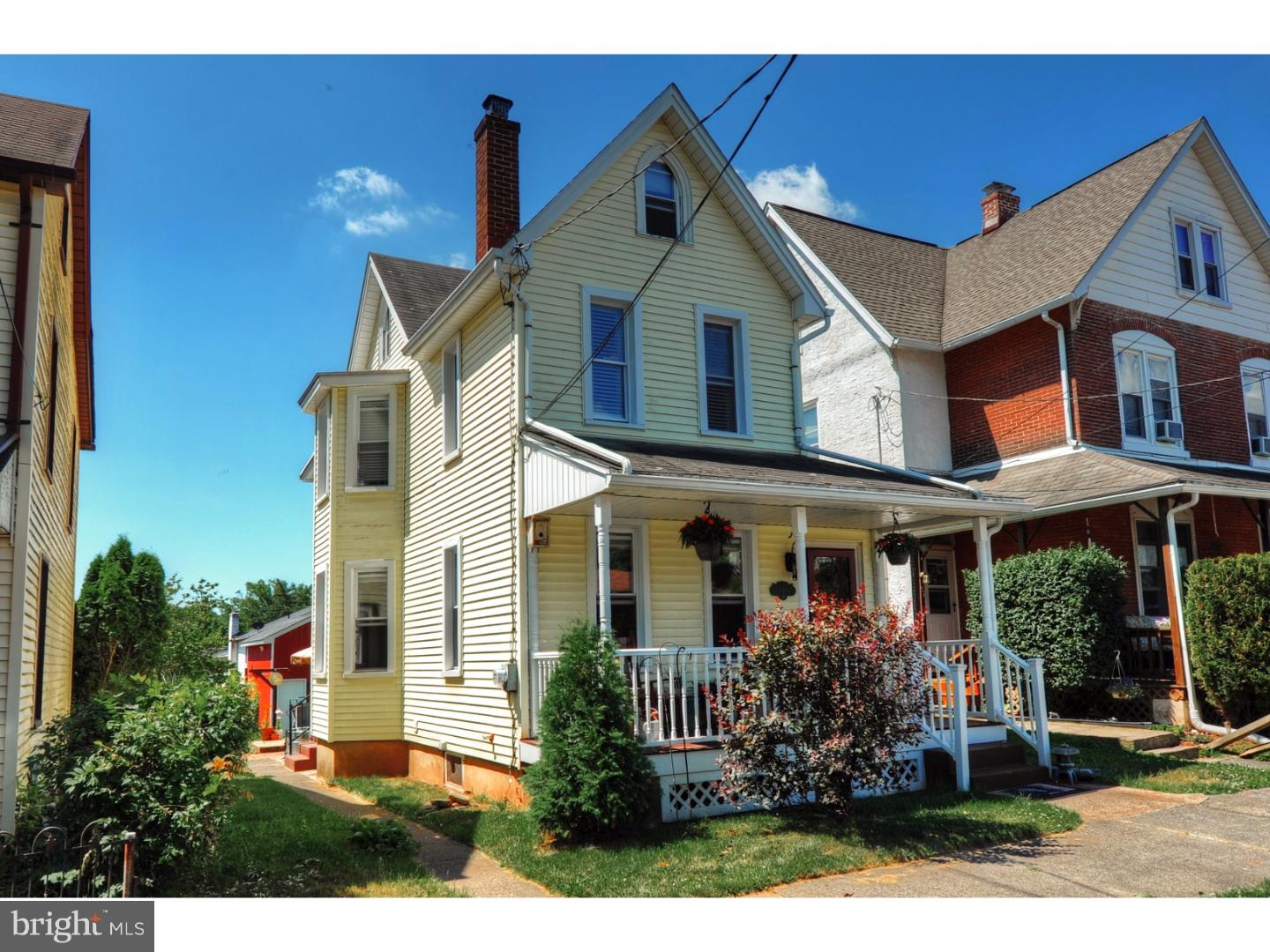 Now on the Spring City Market for the first time in nearly 12 years, this carefully maintained home features lots of upgrades. Newer vinyl windows have been installed throughout and there's a full-bath with stall shower on the main floor. The 2nd floor bathroom boasts a restored antique cast iron tub. The remodeled kitchen sports stainless steel appliances and granite countertops. Hardwood floors are under foot throughout most of the house - including newly-installed hand-scraped Acacia flooring in the living and dining areas. There are 3 bedrooms on the second floor, but because one is attached to the larger master bedroom, it is currently used as a home office area. It could easily be used as a nursery. A walk-up attic offers lots of storage or could be finished for extra living space. A stone driveway at the rear of the property is accessed by an alleyway. It provides off-street parking next to a newly-built one-car garage that would make a great workshop, too. The garage has extra storage space above an extra-tall space that would accommodate a larger truck. An electrical generator hookup was recently installed to power nearly the entire house in the event of a power failure. Schedule your showing today!