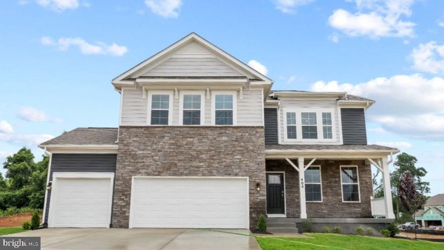 Nestled on over 3 wooded acres, this stunning 3-bedroom, 4-bath home offers the perfect blend of space, comfort, and style in Fredericksburg, Virginia. The main level features an open concept floor plan with a modern kitchen, island, and a convenient guest bedroom or office and full bath. Upstairs, you'll find the primary suite along with a laundry room for added ease. The walkout basement has finished rec room and an additional full bath, while the 3-car garage provides plenty of room for parking and storage. This home is scheduled for January delivery. *Photos, 3D tours, and videos are representative of plan only and may vary as built.