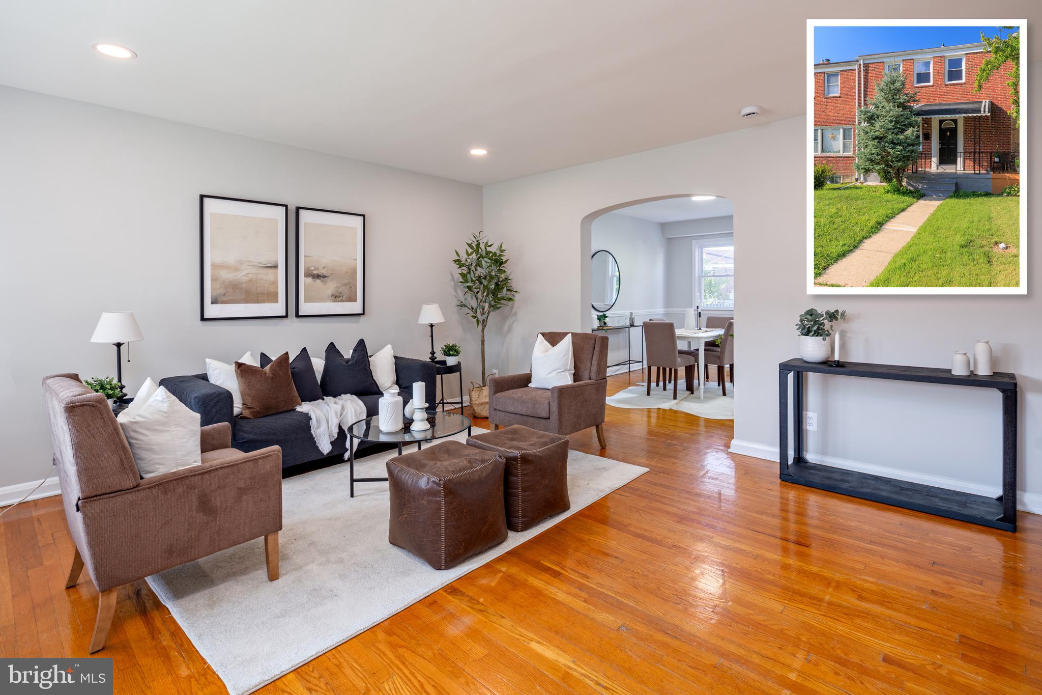 Welcome home to this beautifully renovated single-family row home, where charm meets modern convenience. Gleaming hardwood floors flow seamlessly through the first and second levels, creating a warm and timeless feel. The heart of the home is the gorgeous, fully updated kitchen, featuring custom white shaker cabinetry, rich granite countertops, and gleaming stainless steel appliances—perfect for both everyday living and entertaining. Upstairs, you’ll find three bright and comfortable bedrooms along with a stylishly updated hall bath. Step outside from the kitchen to a lovely deck, ideal for morning coffee or evening gatherings. The finished basement offers even more living space, perfect for a cozy family room, home office, or play area. Move right in and start enjoying all this home has to offer!