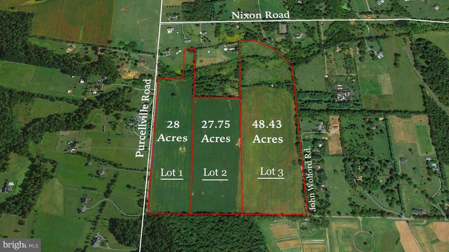 HUGE PRICE REDUCTION! Stunning 104 acres with mtn views and a stream. Not in easement. Potential for 20 lots. Nearly all paved roads to property. Possibility for Comcast internet. Listing includes three parcels totaling 104 acres; can be purchased individually. Lot 1w/40gpm well=$410K; Lot 2=$399K; Lot 3 w/150gpm well=$690K. 6+BRdrainfield. Leased for farming. Seller not resp for rollback taxes.