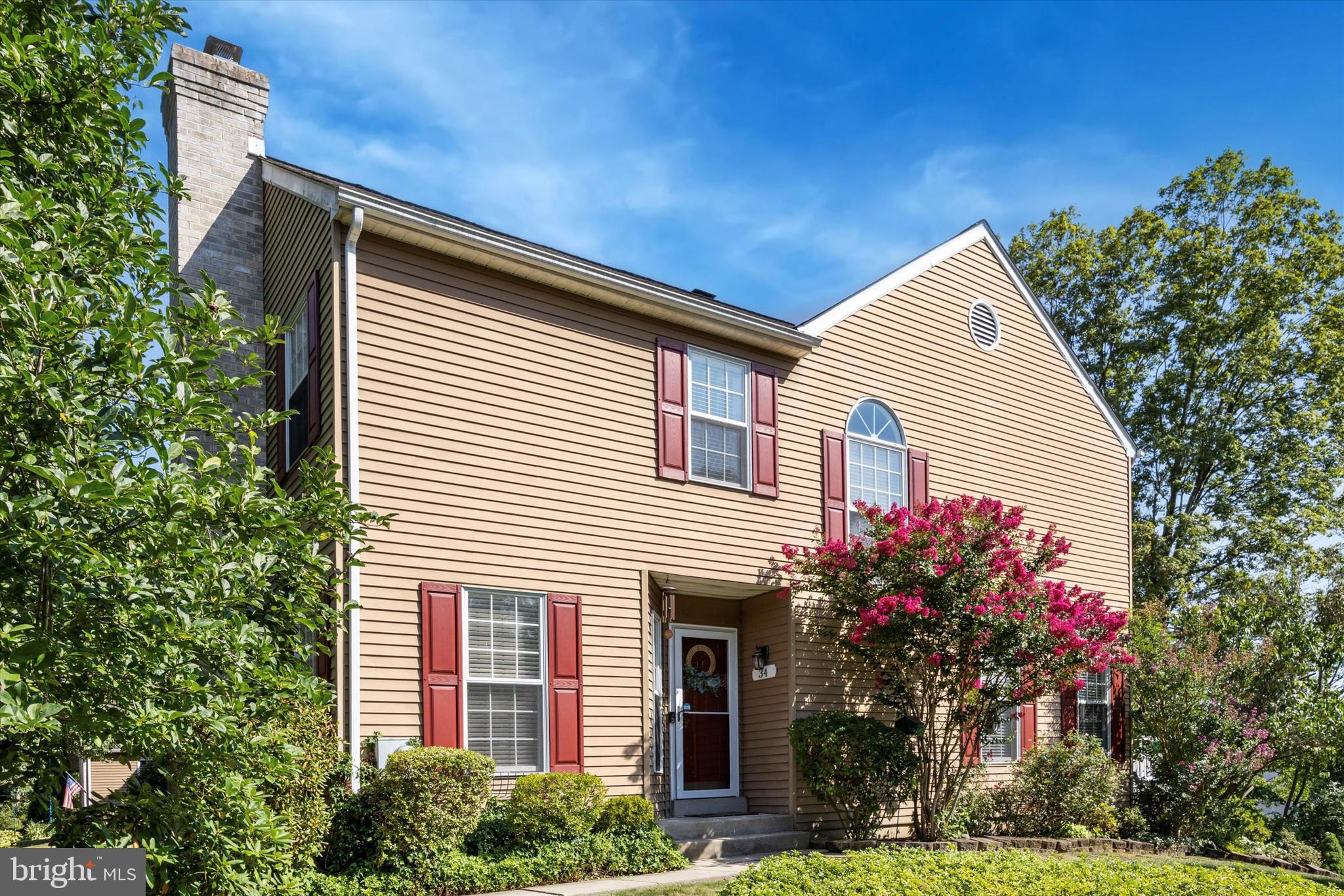 Welcome to this charming 3-bedroom, 2.5-bath end-unit townhouse in the desirable Spring Mount community of Schwenksville. Nestled in a scenic setting just steps from Spring Mountain and minutes to Pennypacker Mills and the Perkiomen Trail, this home offers both natural beauty and convenience. Inside you’ll find a bright and inviting layout with updated features throughout, including a cozy fireplace with floor-to-ceiling brick surround, a home gym area, all-new bathrooms, and a brand-new central AC system installed in 2022. The spacious primary suite features a double-vanity bath, while the finished lower level adds bonus living space. Outdoors, enjoy a private deck overlooking the landscaped yard and rock garden. This property also includes two dedicated private parking spots for convenience. The HOA takes care of landscaping, snow removal, trash, and even roof and siding replacement, giving you peace of mind and low-maintenance living. With easy access to parks, trails, historic sites, shopping, and dining, this home blends comfort, updates, and location in one wonderful package.