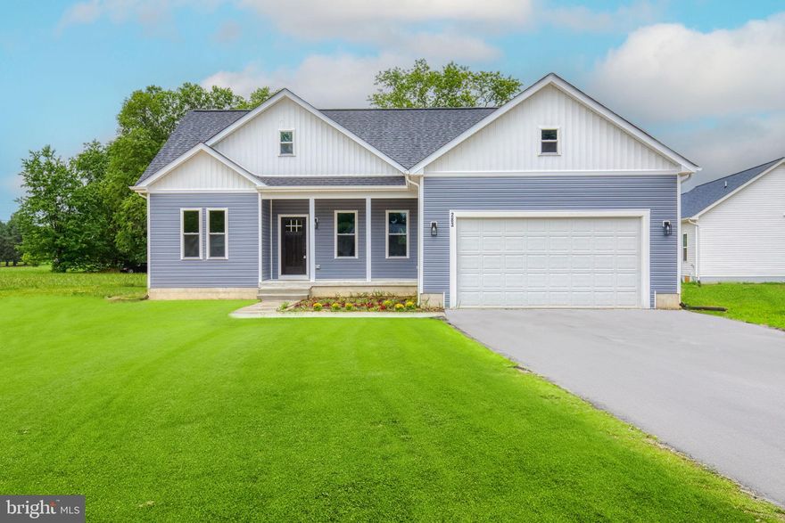 THIS HOME IS MOVE IN READY.  ENJOY RESORT/VACATION STYLE LIVING OR YEAR-ROUND LIVING IN THIS COMMUNITY.  THIS 3 BEDROOM, 2 1/2 BATH, 2 CAR GARAGE WITH ADDITIONAL PARKING AREA FOR CAMPER, TRAILER, ETC. WILL FULFILL YOUR DESIRES FOR YOUR FAMILY.  SPACIOUS BACKYARD WITH 12 X 16 DECK FOR GRILLING AND/OR OUTDOOR FURNITURE.  YARD HAS BEEN GRADED AND SEEDED.  LOCATED IN STRATFORD HARBOUR IN WALKING DISTANCE TO SHARK TOOTH BEACH, AND MARINA.  OTHER ANEMITIES INCLUDE CLUBHOUSE, TENNIS COURTS, PAVILON, PICKLE BALL COURT, SOCCER OR KICK BALL AREA, BASKETBALL COURT, TOT LOT PLAYGROUND, SWIMMING POOL, LAKE FISHING AS WELL AS BOATING, FISHING IN THE POTOMAC RIVER.  A MUST SEE. FOR LIST OF FEATURES AND UPGRADES PLEASE ACCESS DOCUMENTS. OCTOBER SPECIAL BUILDER WILL PROVIDE WASHER AND DRYER WITH A FULL PRICE OFFER.