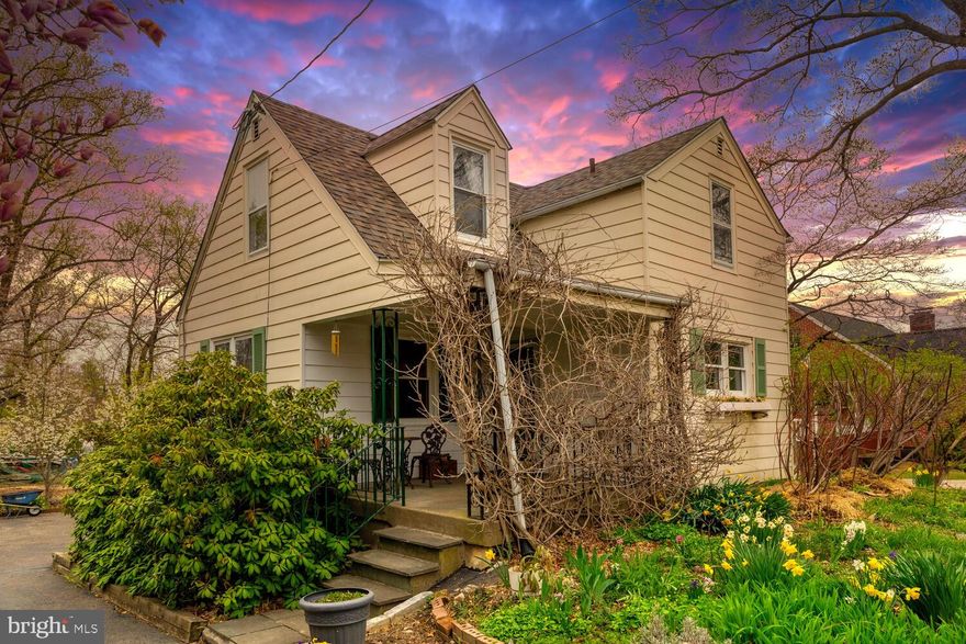 This unique 2-story, 2BR suburban home on 3/4 of an acre shows the creativity, effort and craftsmanship of its longtime owner, giving a warm rustic vibe.  Beautiful and abundant mature gardens surround the house and workshop/garage.  Inside, first-floor walls and ceilings are paneled in knotty pine and other woods, with built-in bookcases and freestanding woodstove.  A large supply of split and seasoned firewood is stacked outside.  There’s a kitchen, dining room and decorated powder room downstairs in a copy of the New York Times crossword puzzles wallpaper; upstairs a handsome full bath includes both tub and tiled stall shower.  Also upstairs are 2 BR, the master BR large and airy with paneled accents and both closet and cubbies.  The upstairs hall features a walk-in cedar closet.  The full basement offers sauna, workbench, shelving, and carpeted multipurpose room.  The brand-new HVAC system—three heat pumps—offer central AC as well as zoned heating.  New roof, within the last few years!  The roomy front porch, shaded by wisteria and rhododendrons—offers pleasant outdoor living.

Nestled on a generous 3/4 acre lot, this property offers ample space for outdoor activities and potential expansion.  The driveway accommodates 3+ cars.  The quiet street offers peace and privacy while local amenities and attractions are conveniently nearby. The exchange for the PA Turnpike and Blue Route (476) is located 2 1/2 miles away, making for convenient travel.  Spring is the time to see this gem!