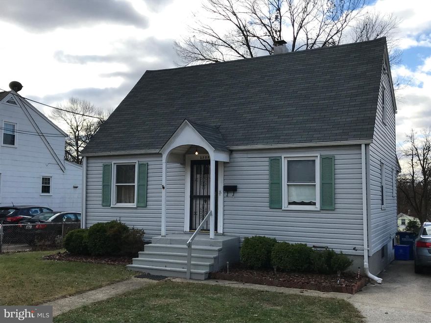 Sweet Cape Cod in need of interior cosmetic make over but with some recent high ticket upgrades. Recent roof, hot water heater, furnace and ac compressor. Windows are double pained and do not need upgrading. Located very close to the shopping center and Metro station. Bus lines as well.  Plenty of off street parking. Perfect for investors or you fix it up. Great candidate for FHA 203 loan.  Hardwood floors and two main level bedrooms. Sold as-is