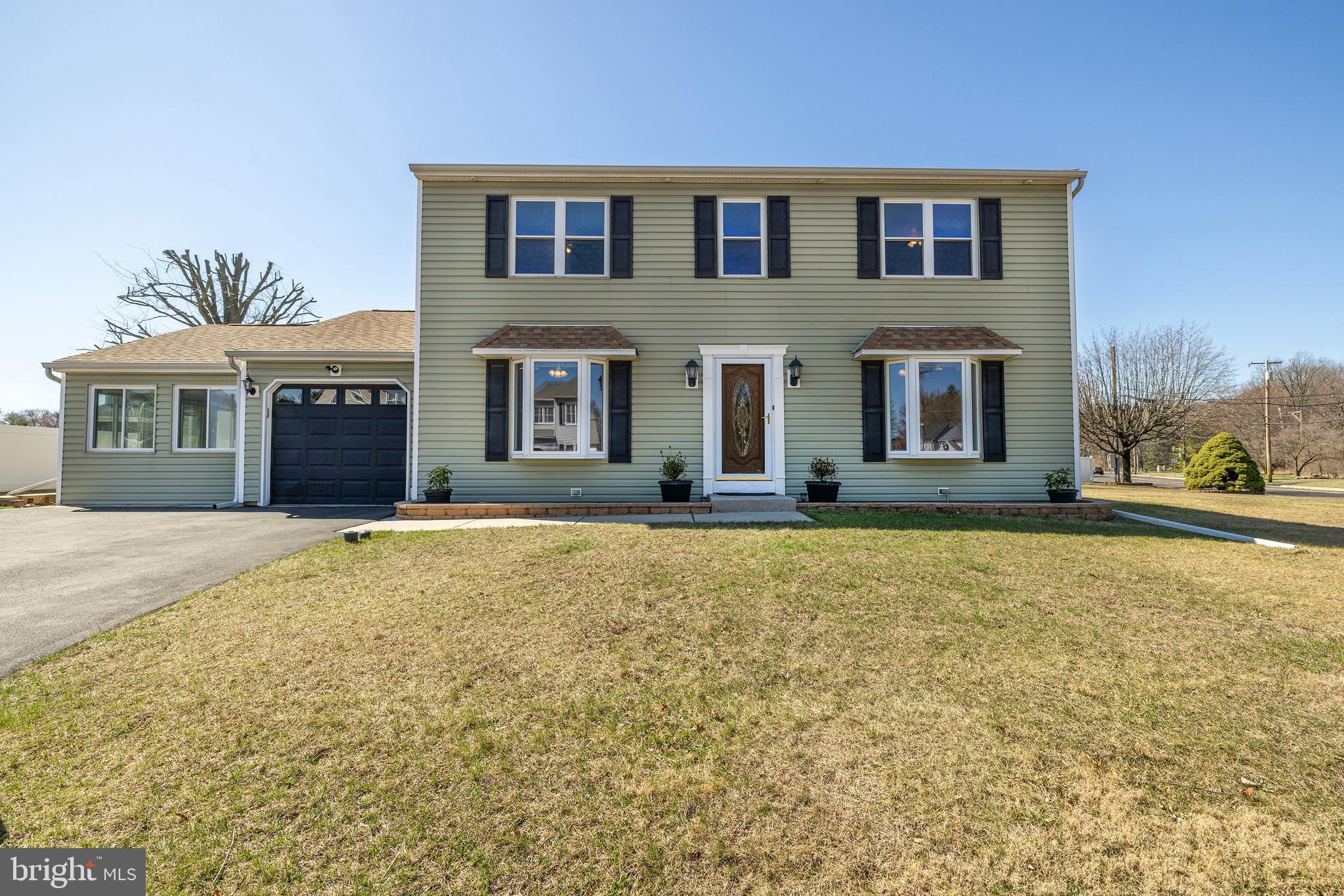 Located in the desirable Harvest Run development, this well maintained 2,268-square foot colonial style home sits on an oversized corner lot. This one-owner property features crown molding , chair rail and recessed lighting on the first floor creating a polished and inviting atmosphere while the second floor features brand new flooring throughout. The interior has been freshly painted.
Each of the spacious bedrooms includes a ceiling fan and a generously sized closet, with the master suite boasting a large walk-in closet and a full bathroom with a stand-up shower. The open, eat-in kitchen provides a functional layout with potential for expansion, offering a great opportunity to customize and create your ideal cooking and gathering space.
One of the home’s features is the sunroom, a 12x20 ft carpeted retreat , with access to the rear yard and surrounded by windows that flood the space with natural light, ideal for relaxing or entertaining. Step outside onto the expansive deck extending from the family room and kitchen.
This home offers ample storage with two attics( one in garage and one over second floor, both with pull down steps), a one-car garage and a dry, full size unfinished basement (some framing has been done) . The driveway provides parking for several vehicles. This home is perfect for growing families, with its spacious layout, large beautifully landscaped yard and close proximity to schools, parks, and amenities.