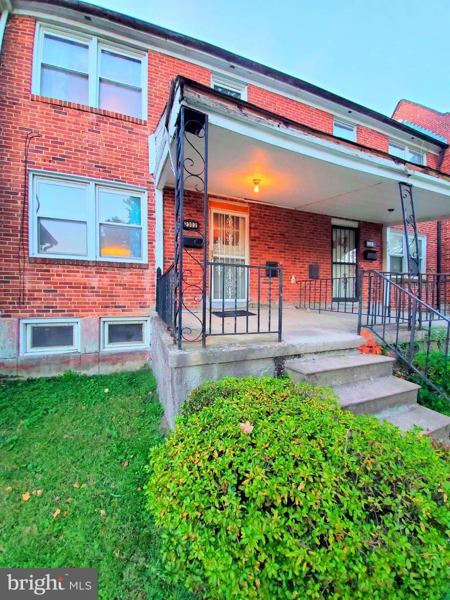 SHORT SALE. Nice 3 bedroom, brick townhome across from Hanlon Park.  BRAND NEW ROOF! Fresh paint and hardwood flooring throughout the first and second levels.  Basement features rough-in for half bath. Rear concrete 2-car parking pad for convenient use.
