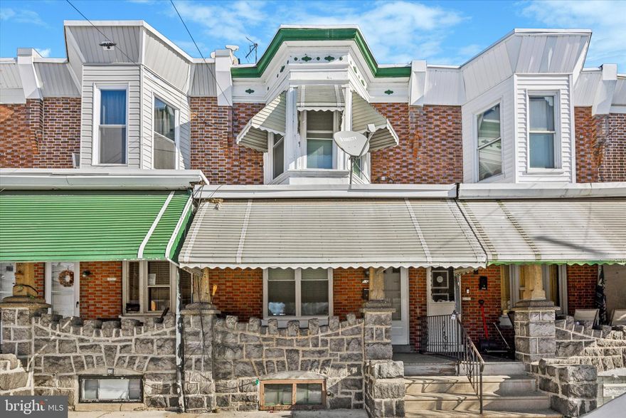 Welcome to 4735 Princeton Avenue! Conveniently located  in the Tacony section of the city, this home offers a sunlit living room and dining room, updated kitchen with stainless steal appliances, 3 nice sized bedrooms, and an updated full bathroom. This home features hardwood floors throughout, classic white woodwork,  unfinished basement with egress door to fenced in yard, and cozy front porch....Just waiting for your finishing touches... Welcome Home!