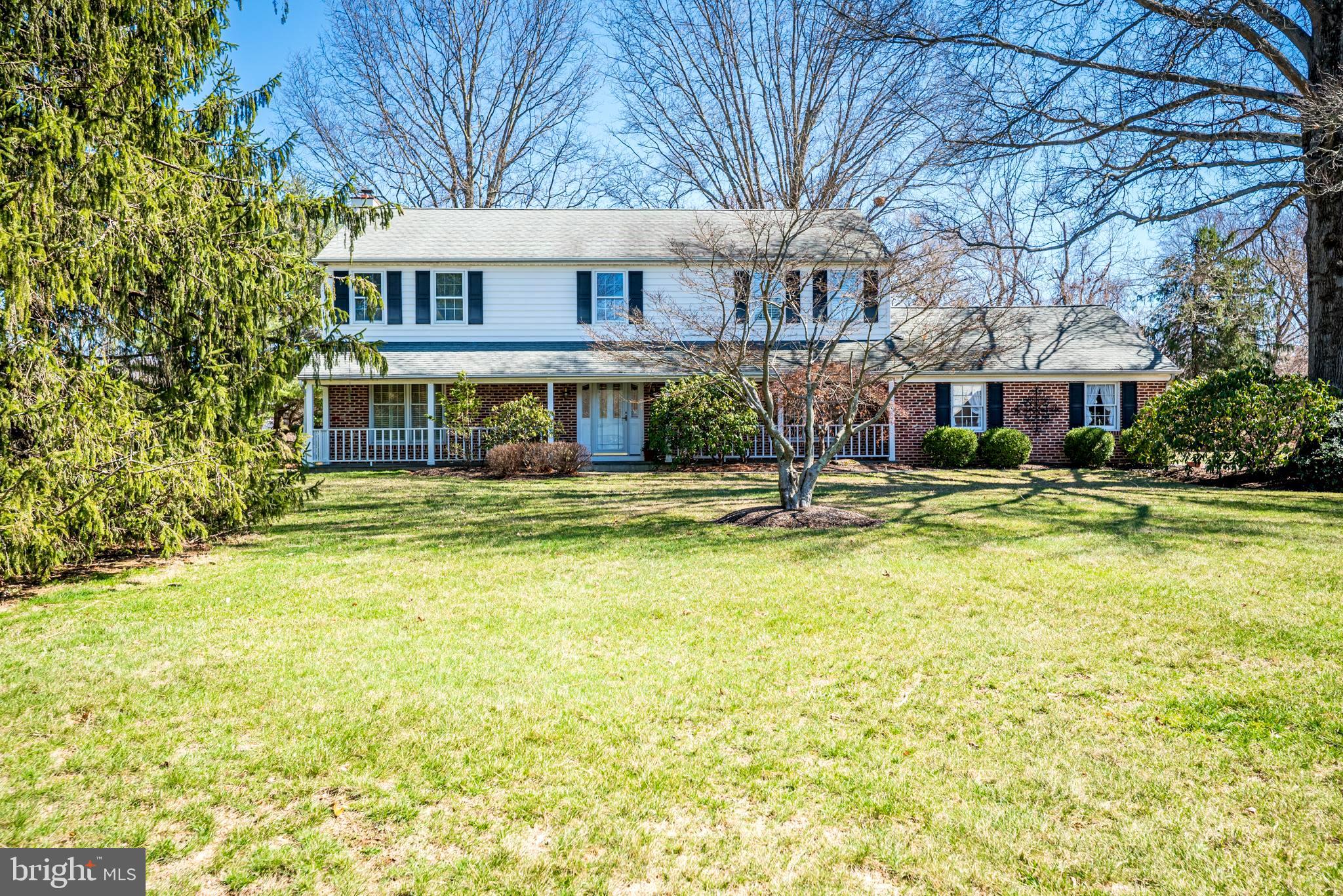 Welcome to 2757 Duke Drive in Buckingham Township. This wonderful colonial is delightfully inviting and has been lovingly maintained by the same owners for over 40 years. Sitting on one of the very best lots on a cul-de-sac street, this home has a stately presence. You’ll first notice the full-length front porch offering serene sunset views and warmly welcoming you in. The grand foyer is flanked by the dining room and an office/sitting room complete with French doors. The large family room with woodburning brick fireplace is a cozy retreat. The heated sunroom is just off this room and overlooks the flat, private backyard. Sip your morning coffee and watch the sunrise from this lovely room. Back inside, the sun-filled kitchen is thoughtfully designed for entertaining or preparing meals for family gatherings. The laundry room/mudroom provides access to the attached 2-car garage and built-in cabinetry creates ample storage. Upstairs the four bedrooms are generously sized and three of them have walk-in closets. The hall bath was recently renovated and the primary bath features a jacuzzi tub and separate glass-enclosed shower with convenient bench. There’s so much to love here from the hardwood floors that run through most of the house, to the quiet street, to the fantastic floorplan that makes this one of those forever homes that don’t come around very often. All this plus the award-winning, sought-after Central Bucks School District. Make this home your own. Schedule your showing today and fall in love.